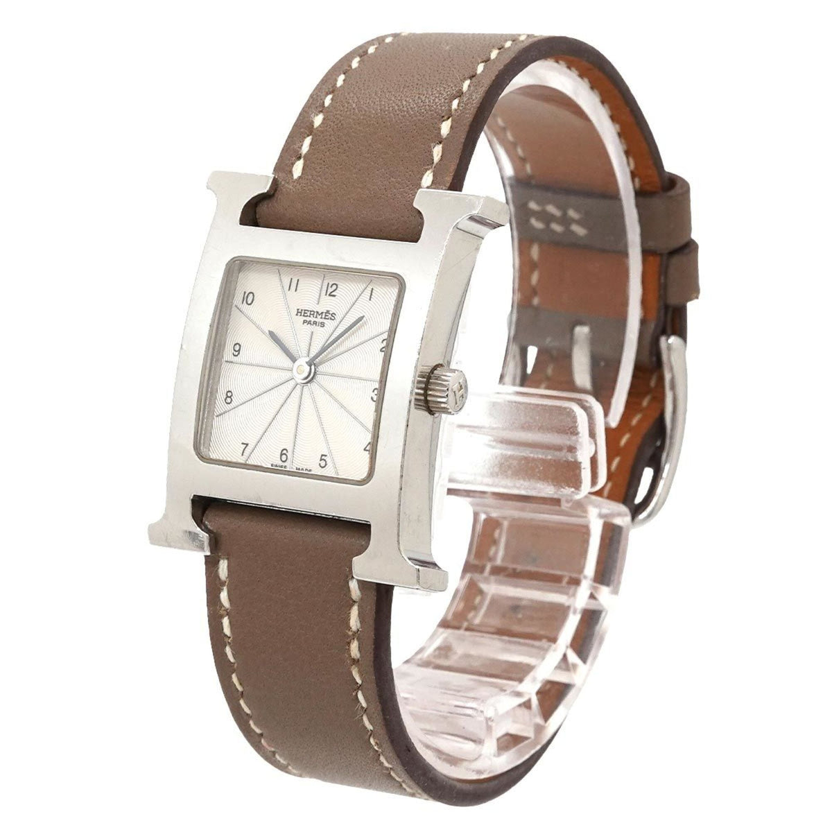 Hermes H- Silver Dial 21mm Watch