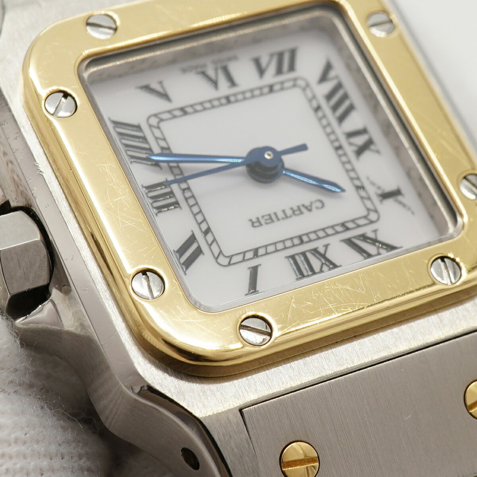 Cartier Santos Galbee SM White Dial Women's Watch