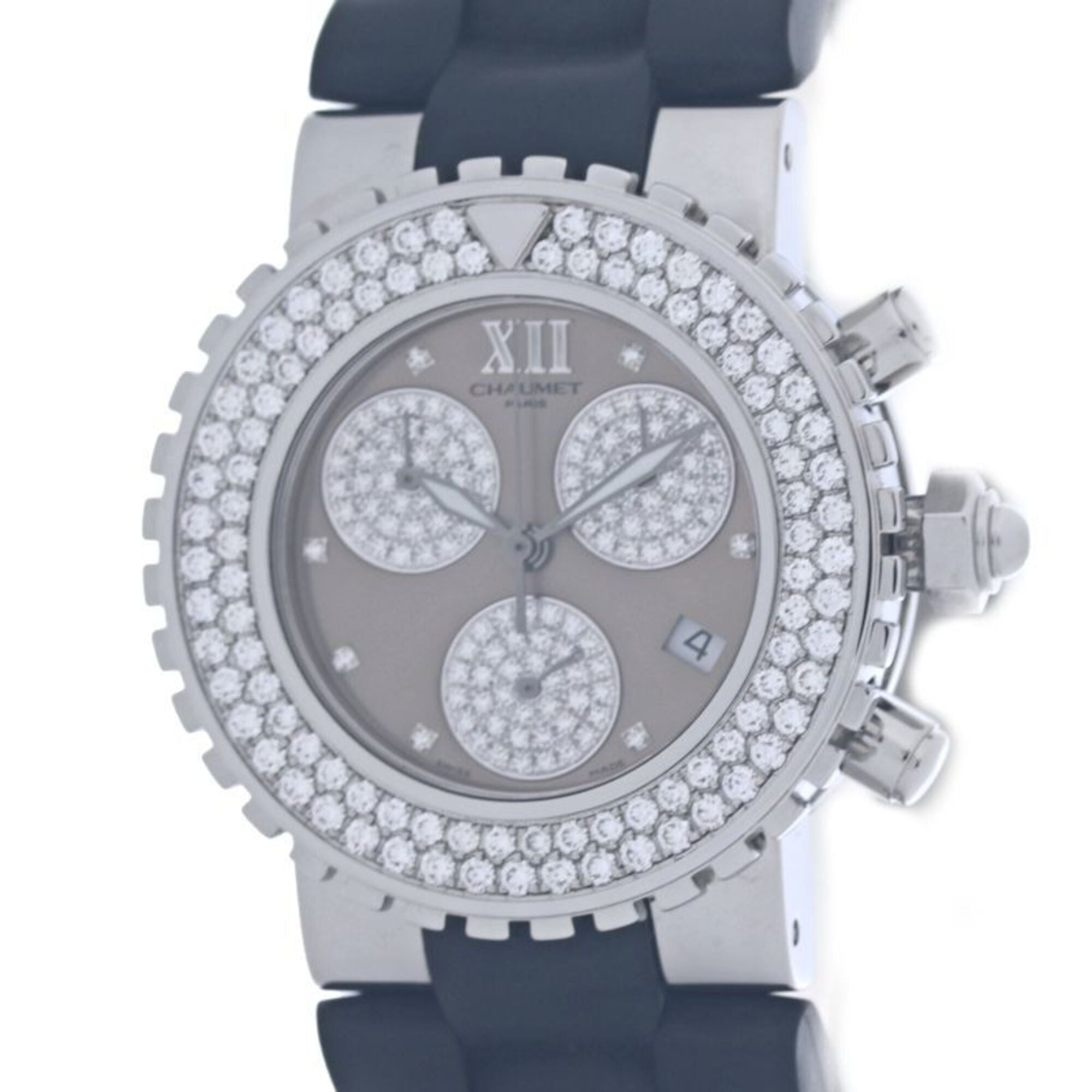 Chaumet Class One LM Chronograph Diamond W06247-17A Men's Watch 40387