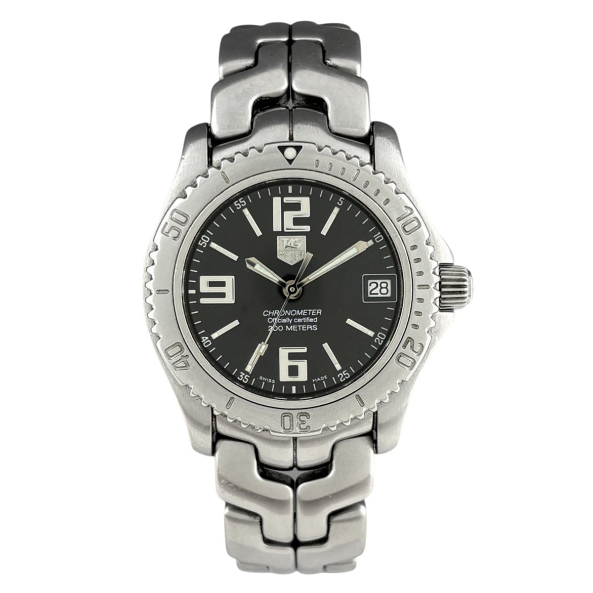 TAG Heuer Link Chronometer WT5210/BA0553 Schwarz Zifferblatt 36 mm Uhr