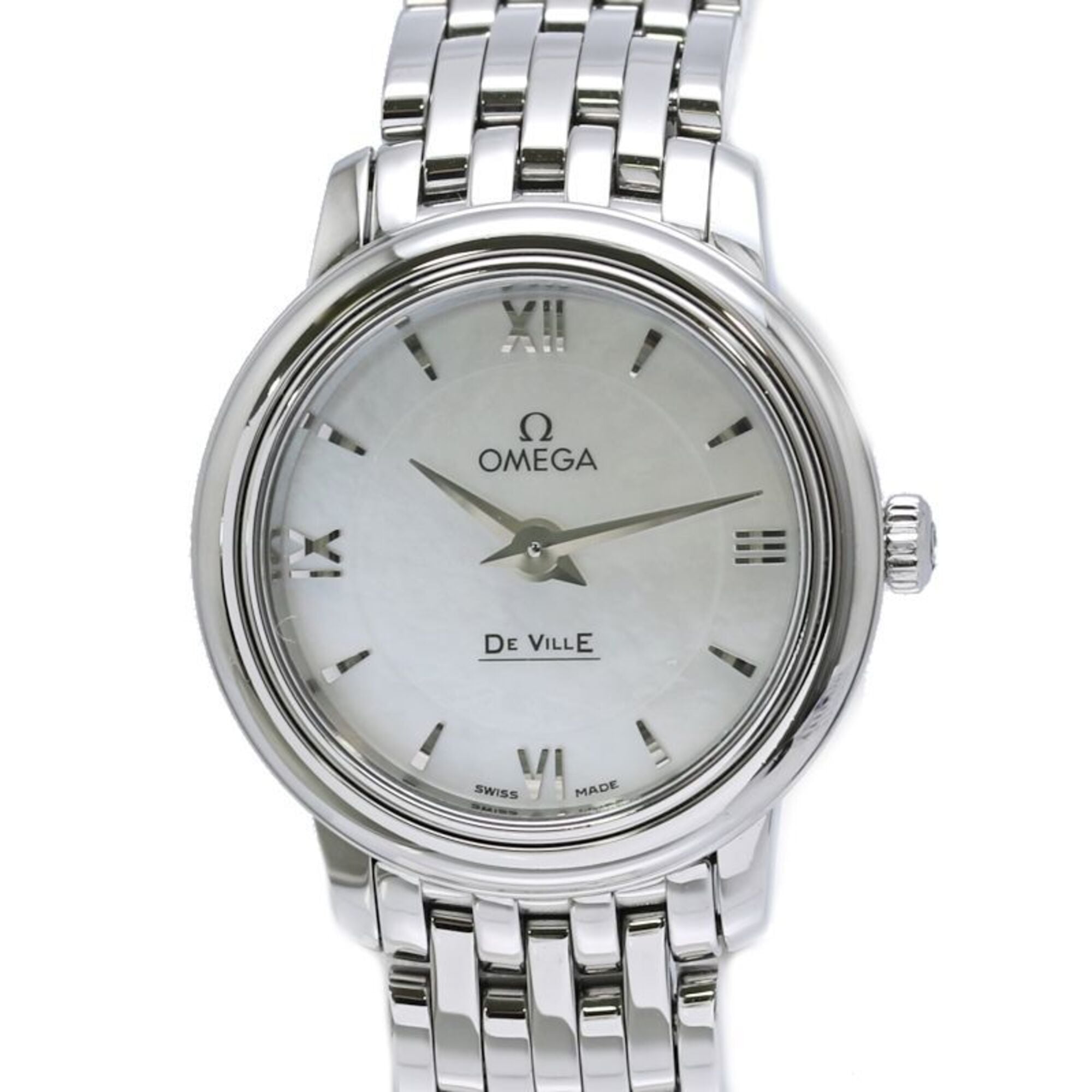Omega De Ville 424.10.24.60.05.001 White Dial 24mm Watch