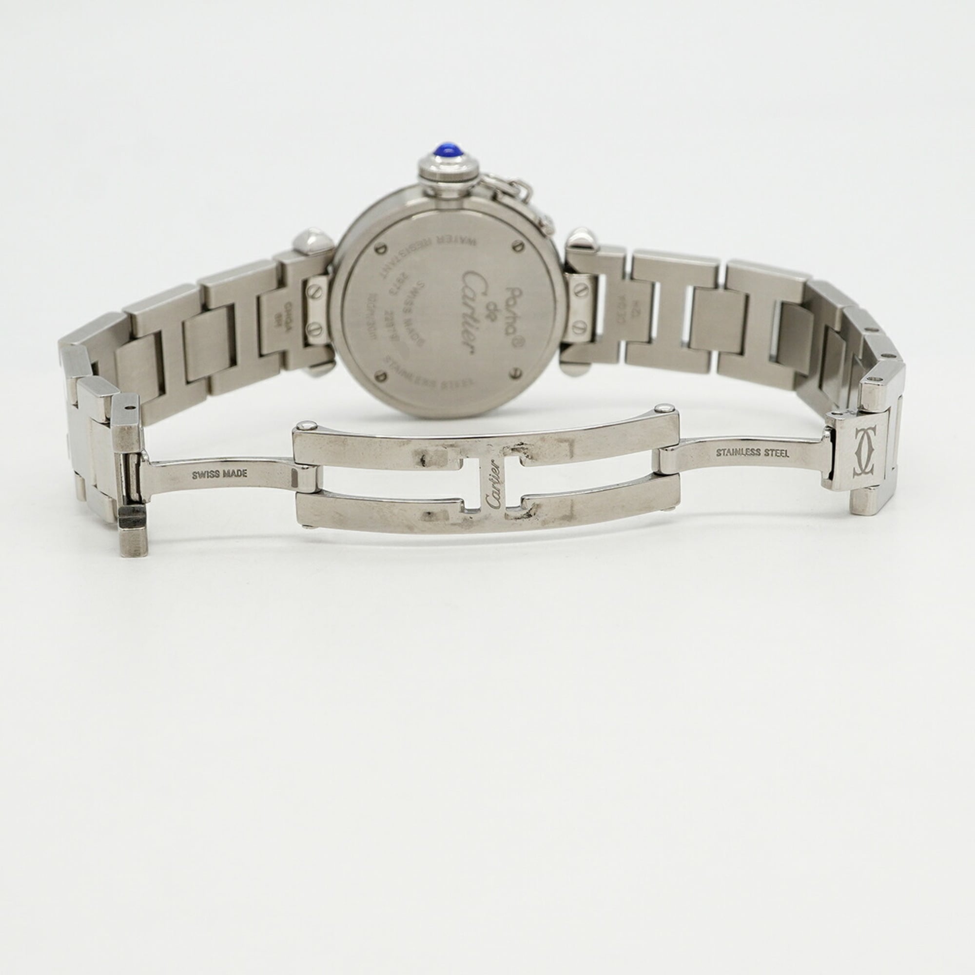 Cartier Miss pasha W3140007 Silver Dial Stainless steel 26mm Watch