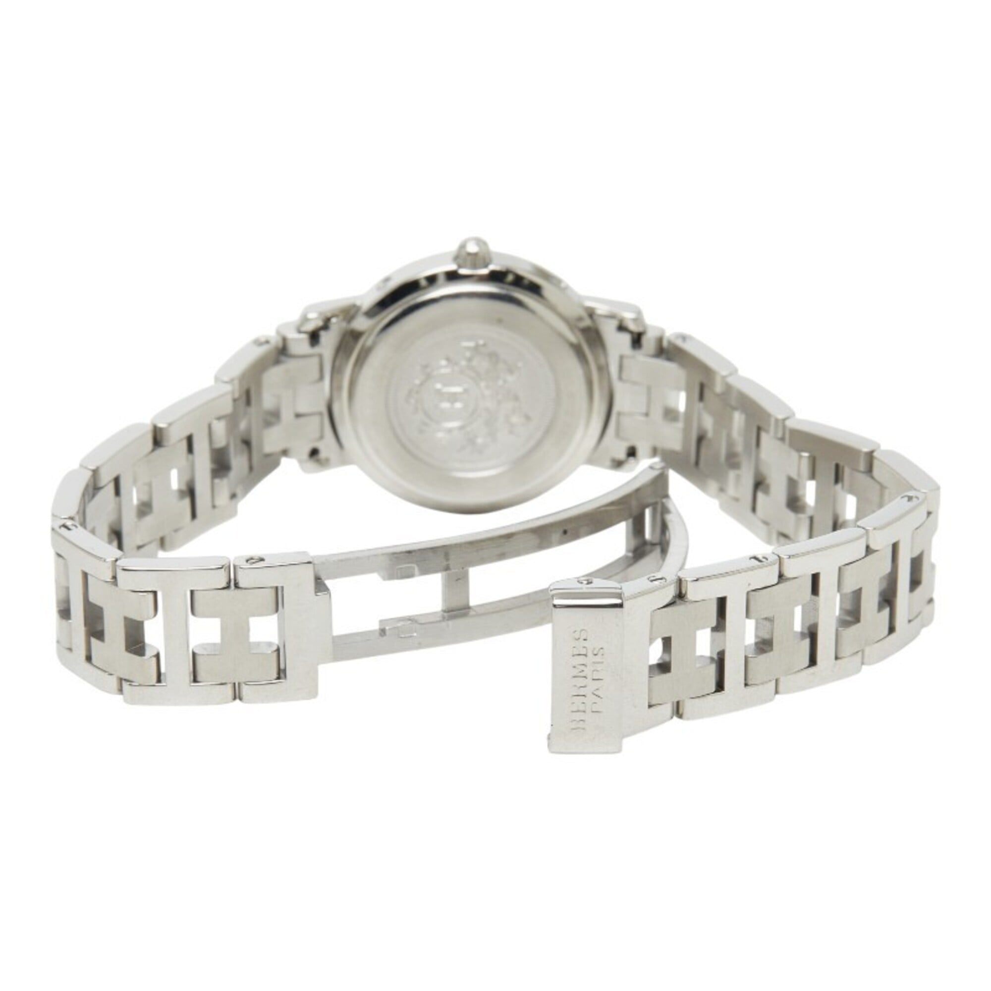 Hermes Clipper CL4.210 Pink Dial 24mm Watch