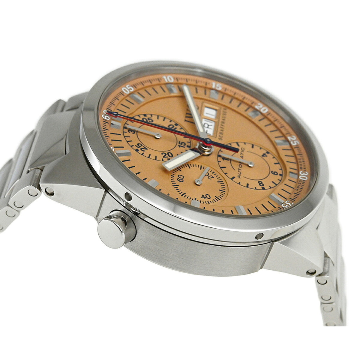 IWC GST Chrono Rattrapante IW371513 Lachs Rosa Zifferblatt 43 mm Uhr