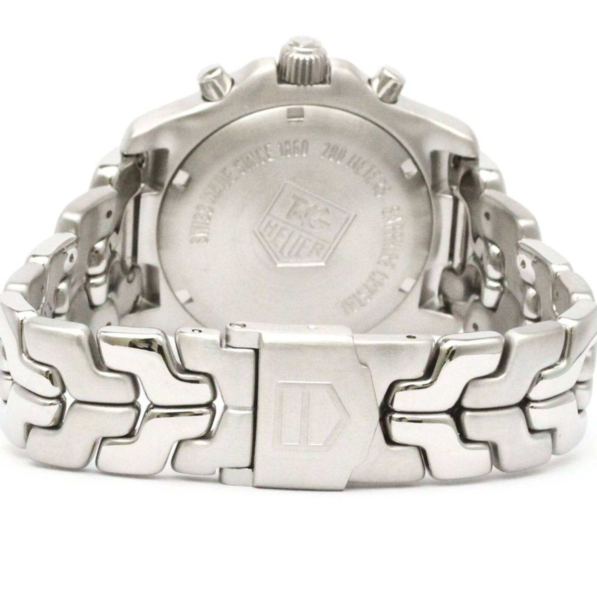 TAG HEUER Link Chronograph Herrenuhr aus Edelstahl Quarz CT1112