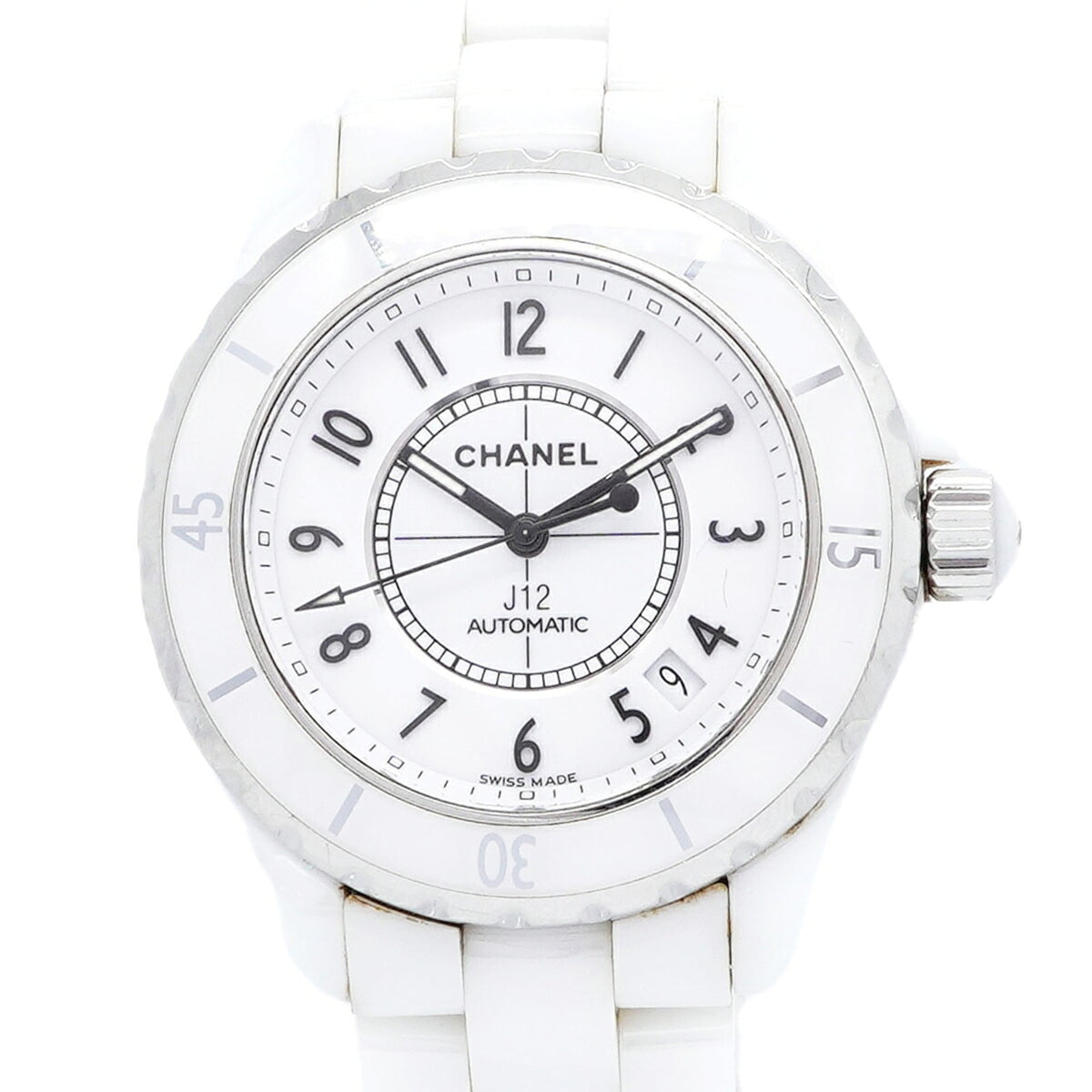 Chanel J12 H0970 horloge met witte wijzerplaat 39mm