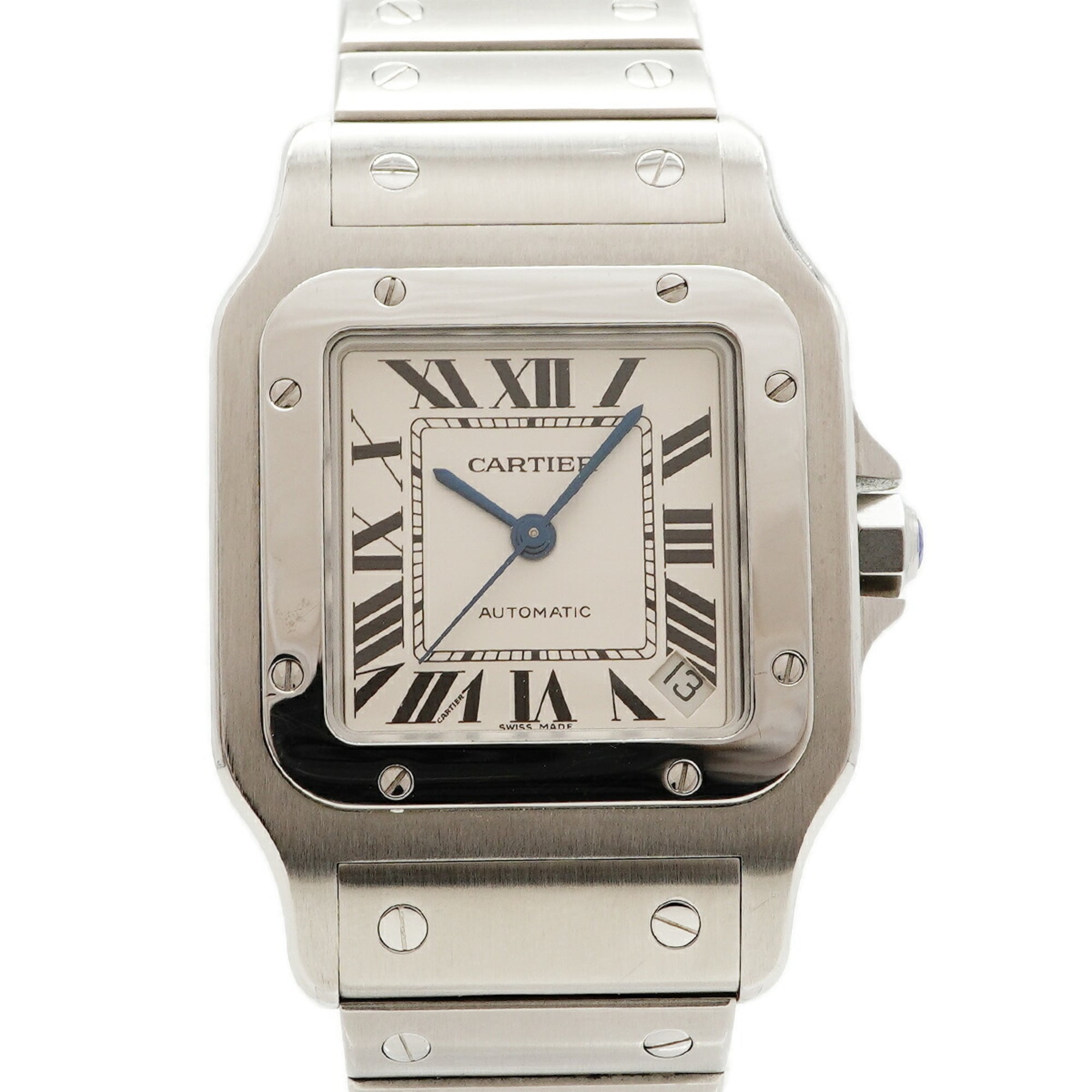 Cartier Santos Galbee XL W20098D6 Silver Dial