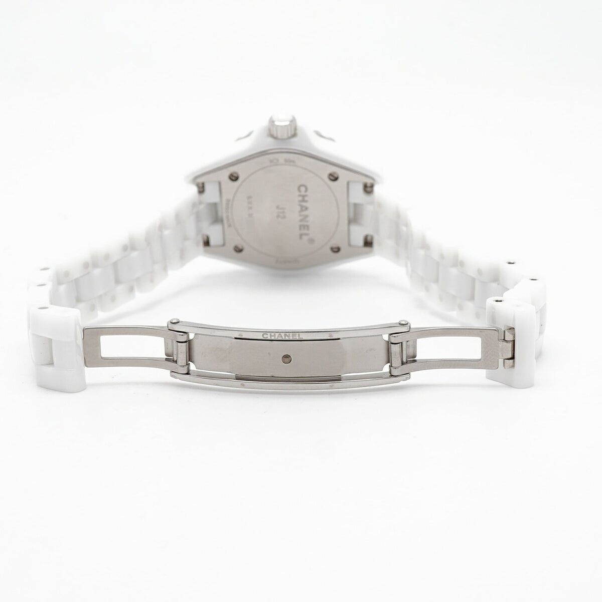 Montre Chanel J12 8P Diamond H2570 Blanc, cadran de 28 mm
