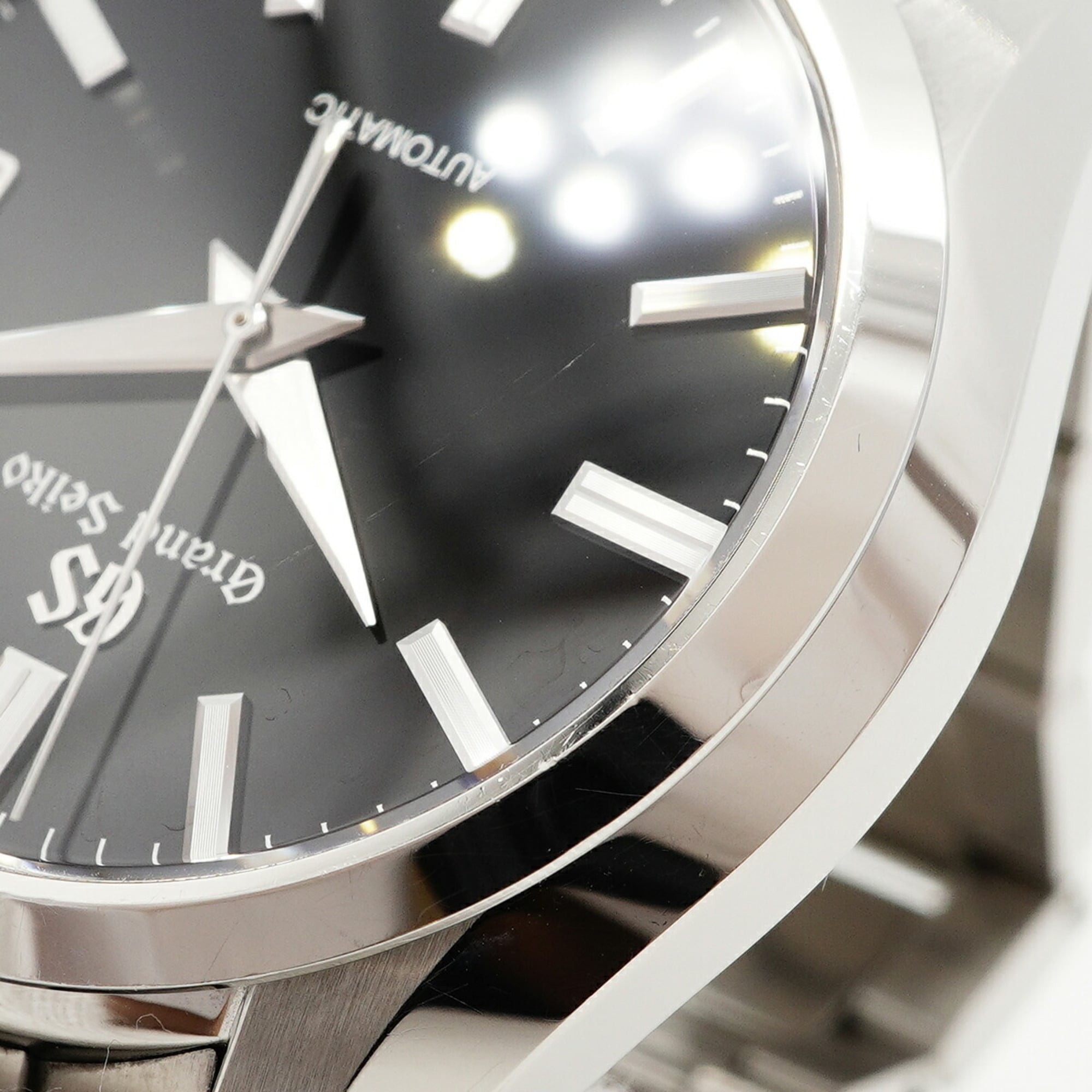 Grand Seiko SBGR309 9S68-00B0 herenhorloge met zwarte wijzerplaat