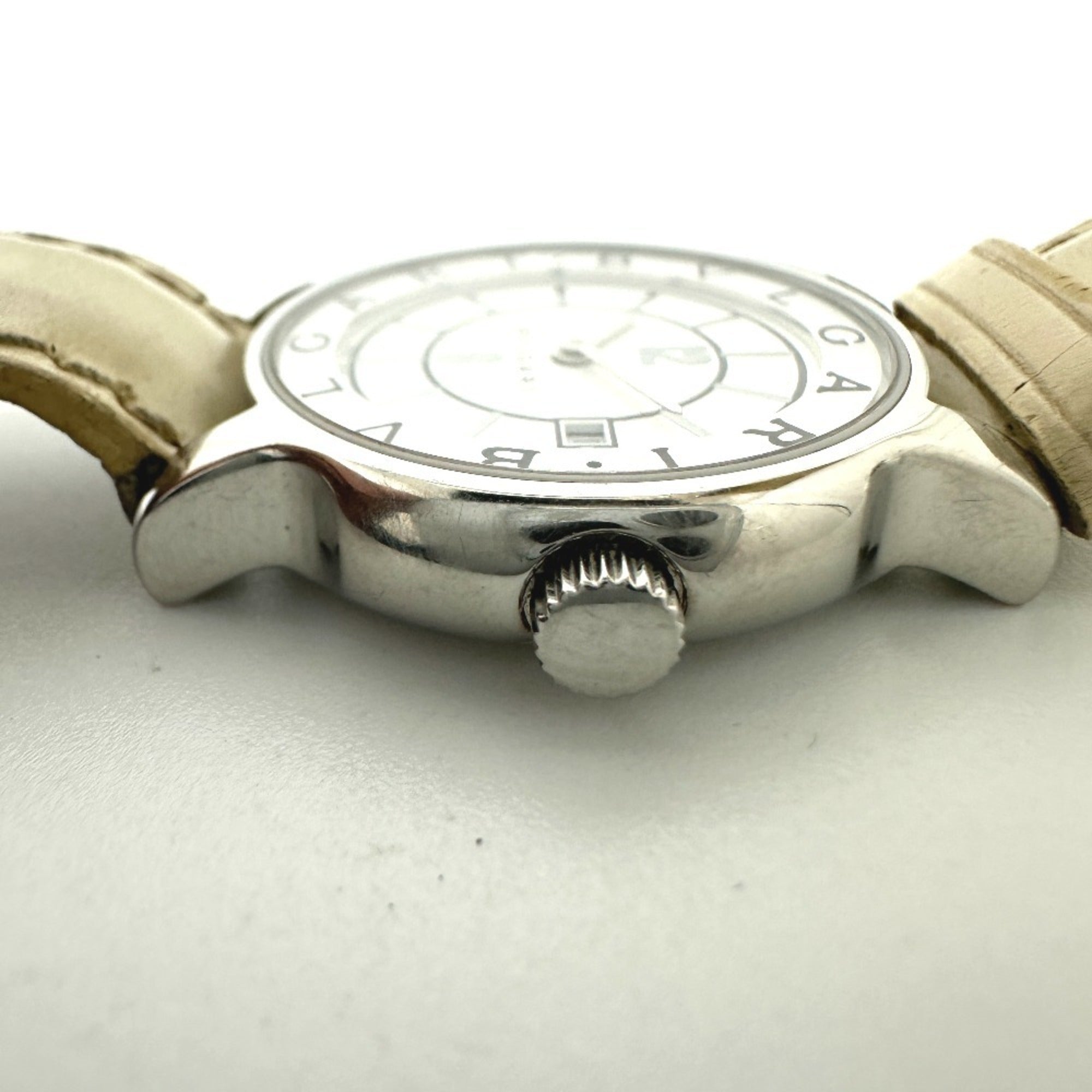 Bulgari Solotempo S-240202-4 White Dial 29mm Watch