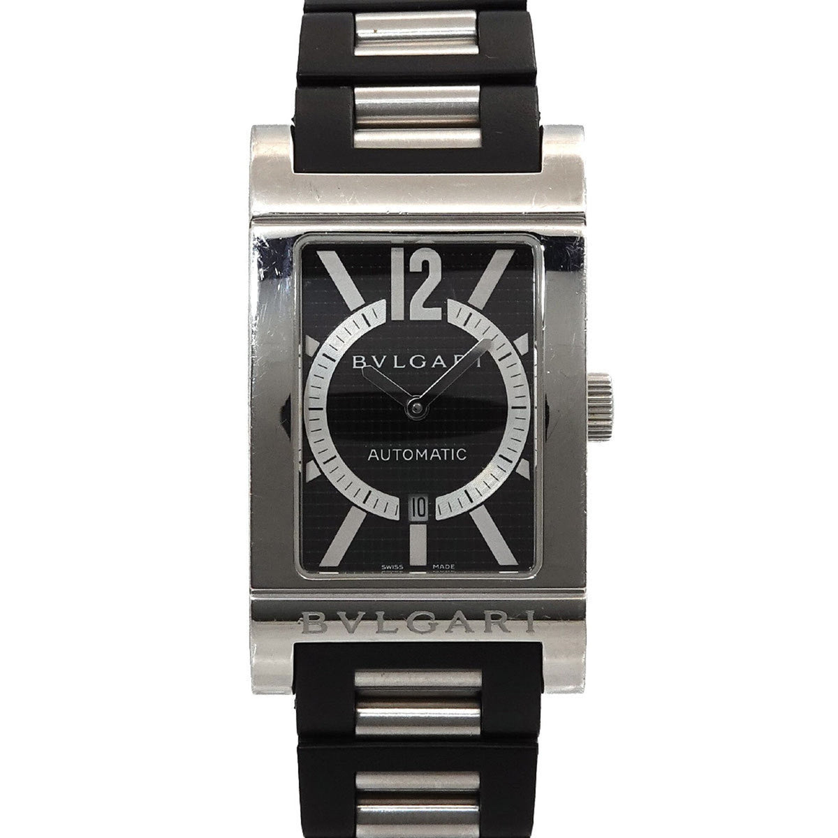 Bvlgari Rettangolo RT45S Black Dial 26mm Watch