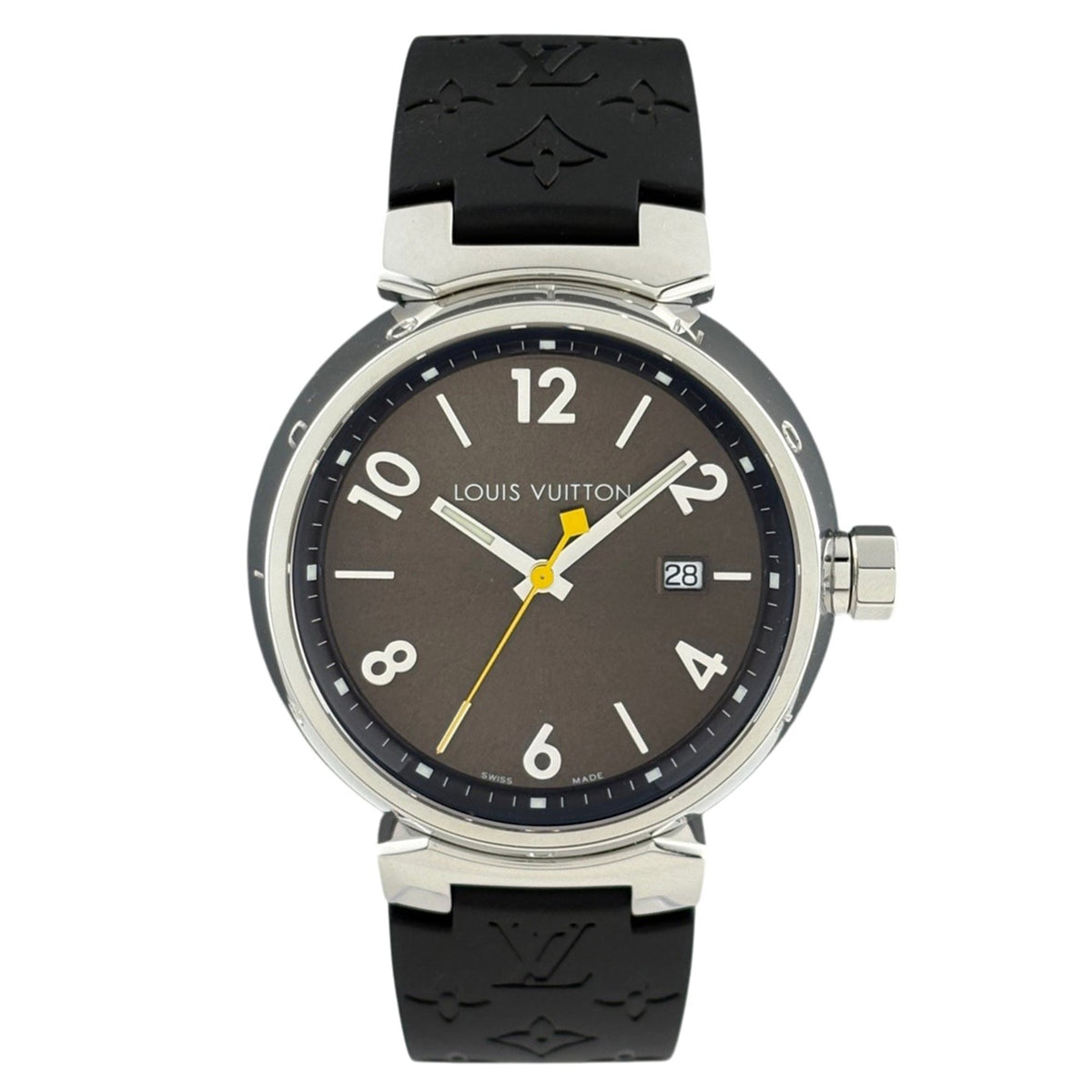 Louis Vuitton Tambour Q1111 Braun Zifferblatt 39mm Uhr