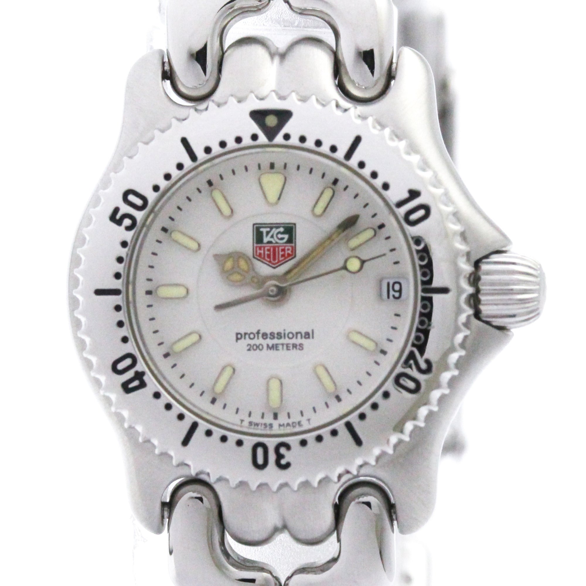 TAG Heuer Sel WG1412 White Dial 24mm Watch