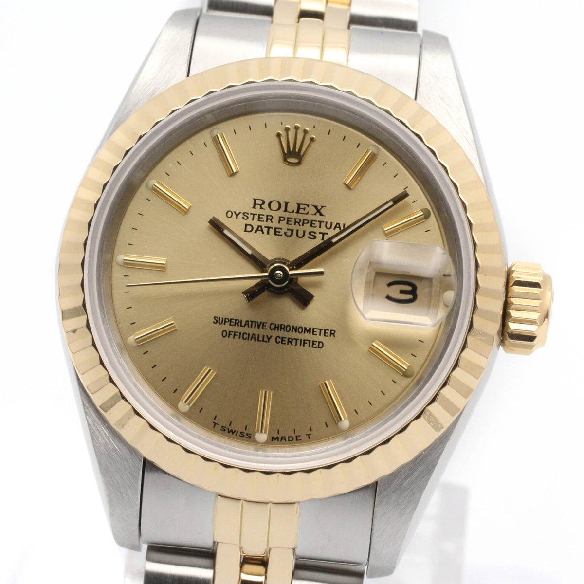 Rolex Datejust R-series 18K ( 69173 Champagne, Gold Dial 26mm Watch