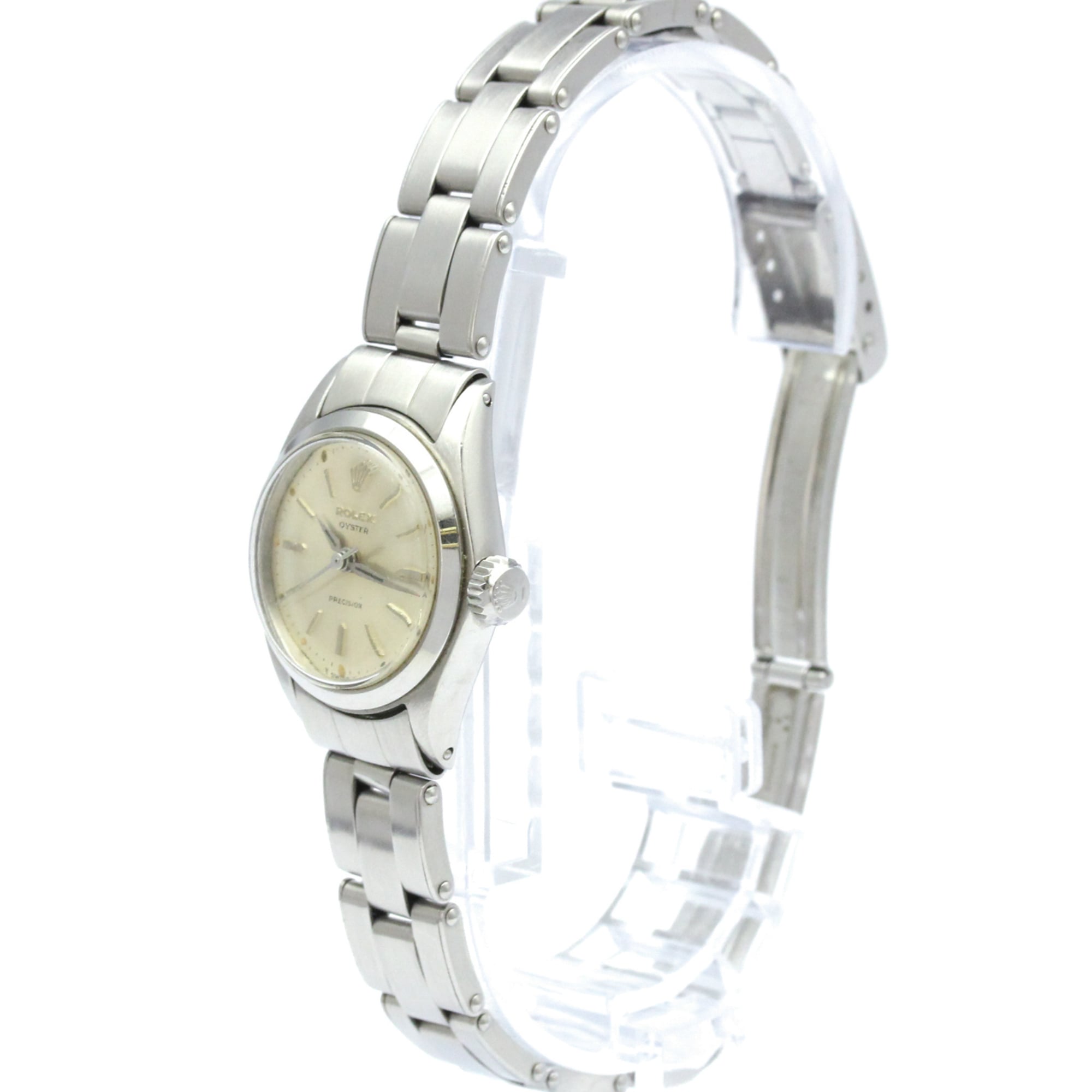 Rolex Oyster 6410 Silver Dial Stainless steel 25mm Watch