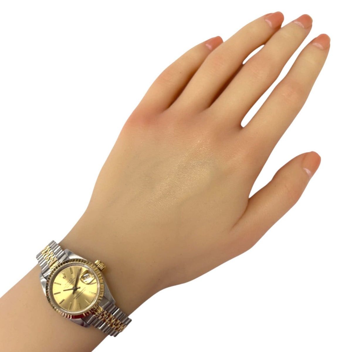 Rolex Datejust Oyster Perpetual 69173 Gold Dial 26mm Watch