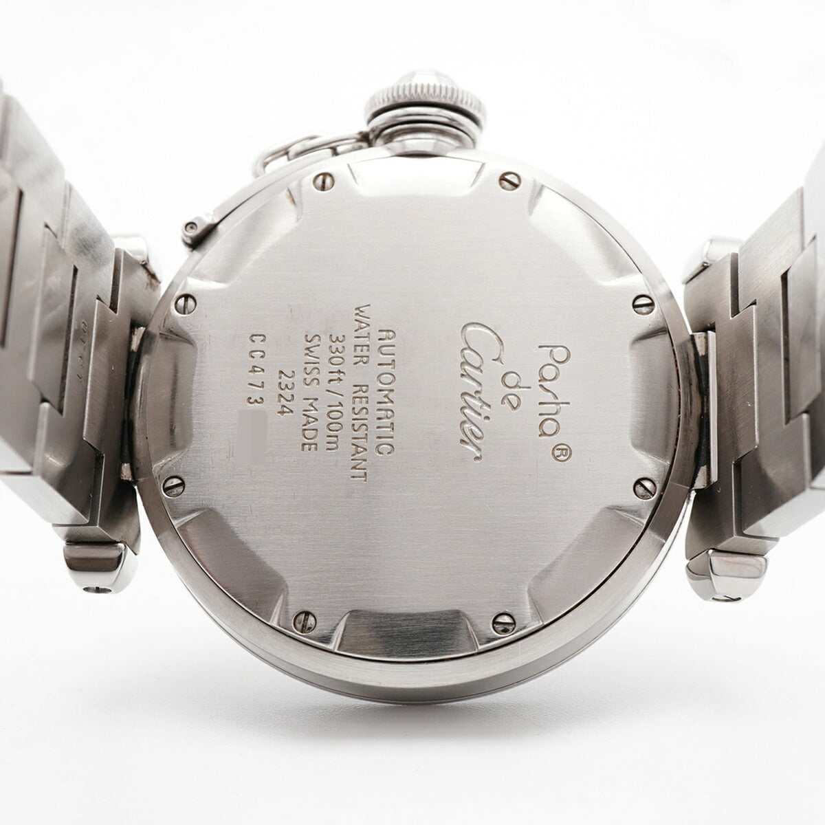 Cartier Pasha C W31023M7 horloge met zilveren wijzerplaat, 35 mm