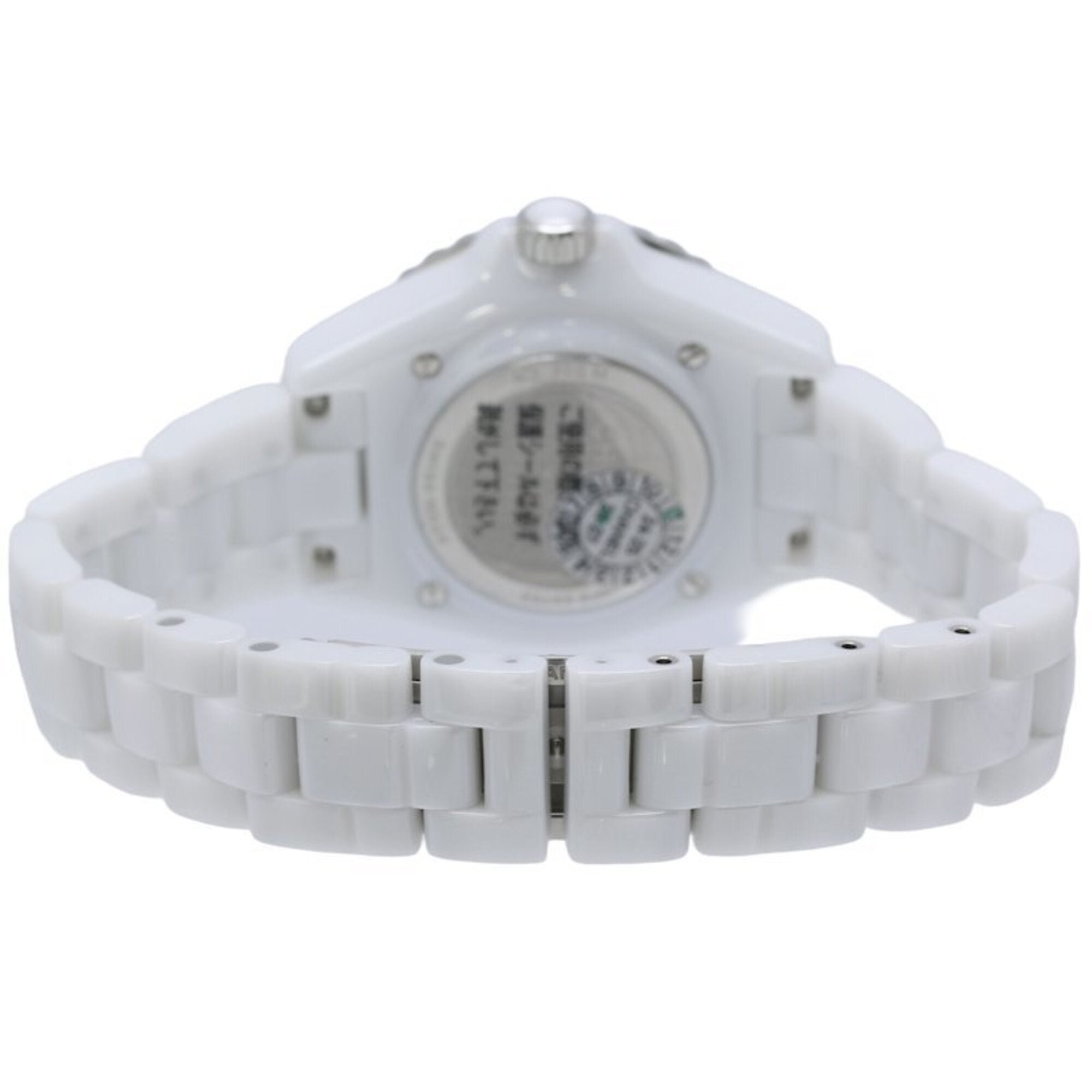 CHANEL J12 Cosmic Diamond H7990 dameshorloge, wit keramiek x roestvrij staal 40440
