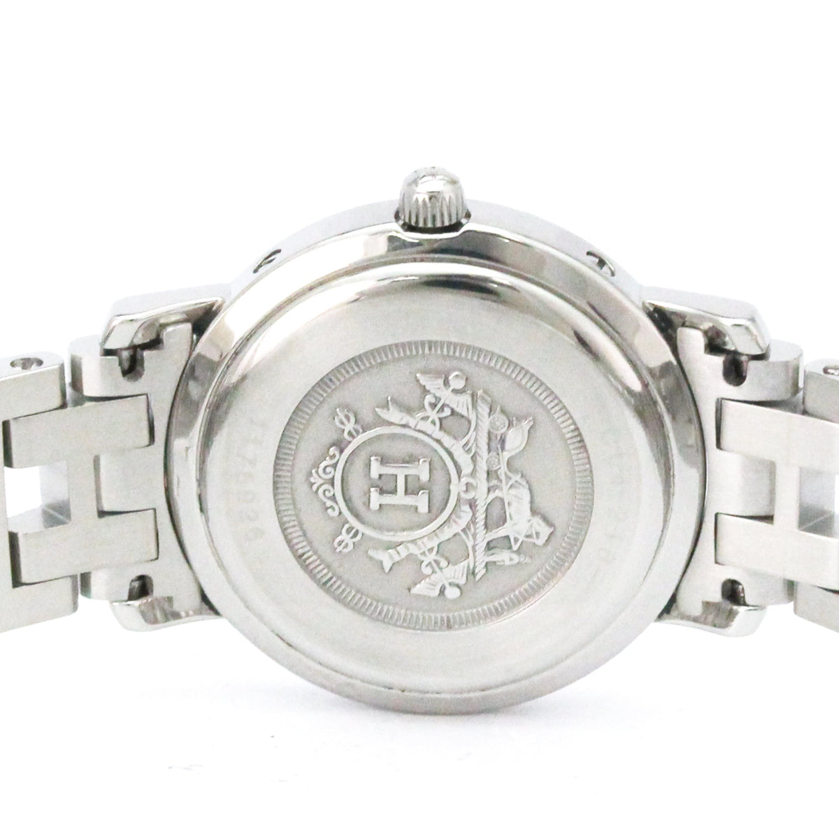 Hermes Clipper CL4.210 Orange Zifferblatt 24 mm Uhr