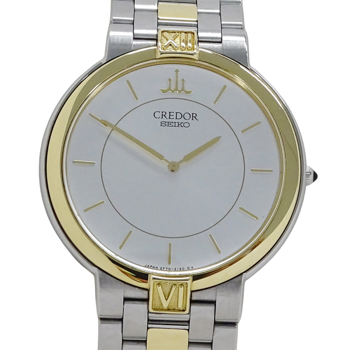 Seiko Credor 2F70-0640 Silber Zifferblatt 32 mm Uhr