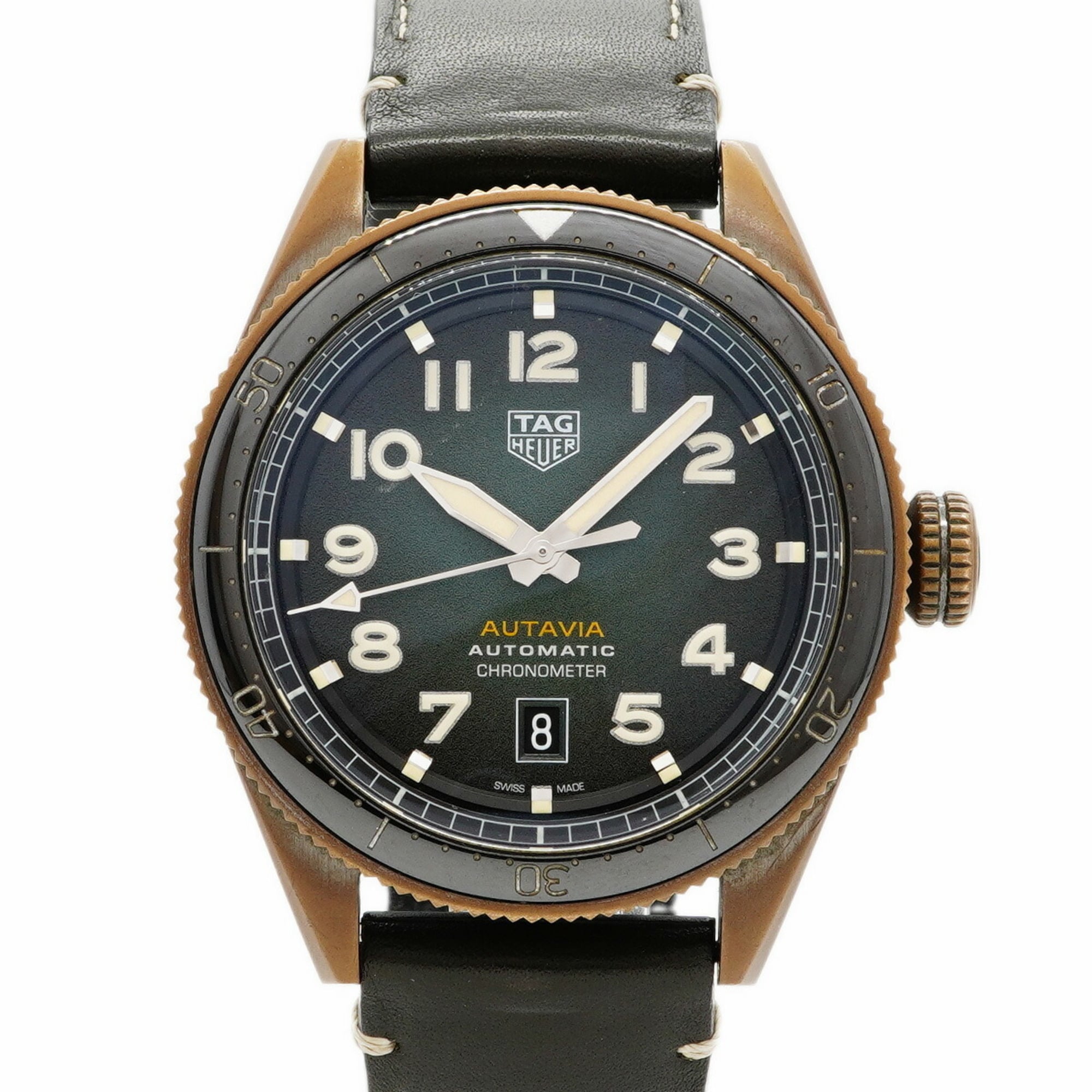 TAG Heuer Autavia WBE5190 Green Dial Men's Watch