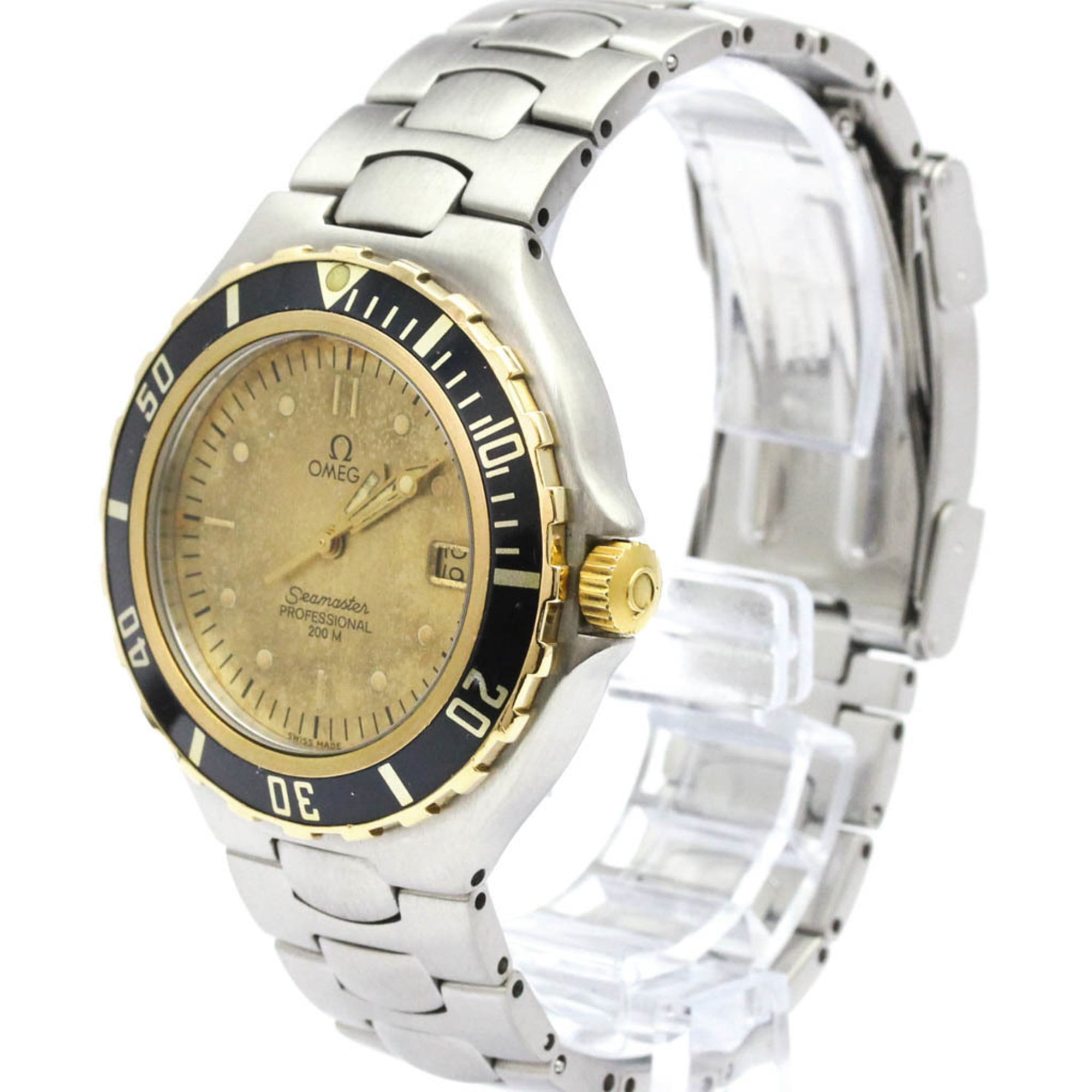 Omega Seamaster 3.961.062 Gold Dial Stainless steel, yellow gold 36mm Watch