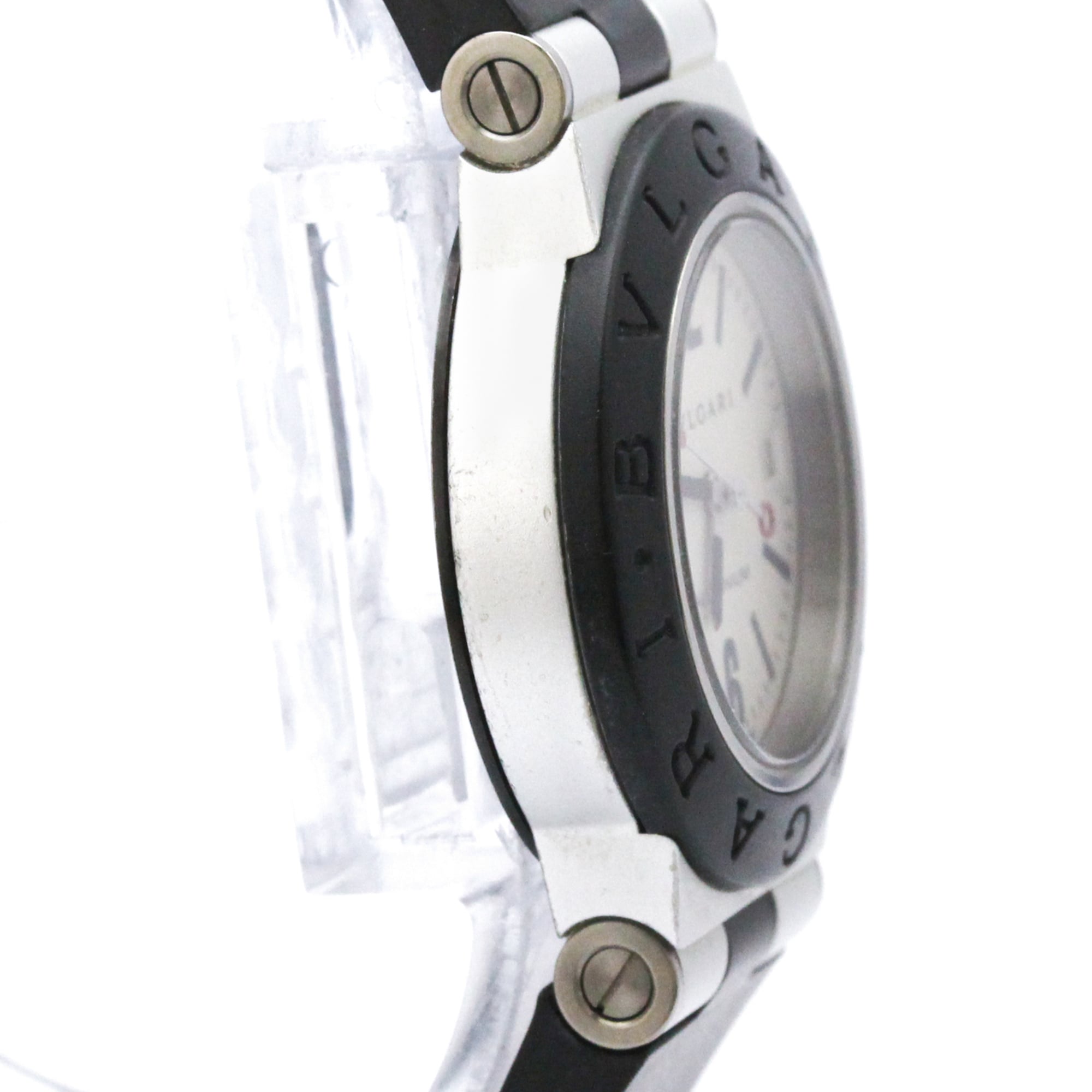 Montre pour femme BVLGARI Aluminium caoutchouc Quartz AL29TA