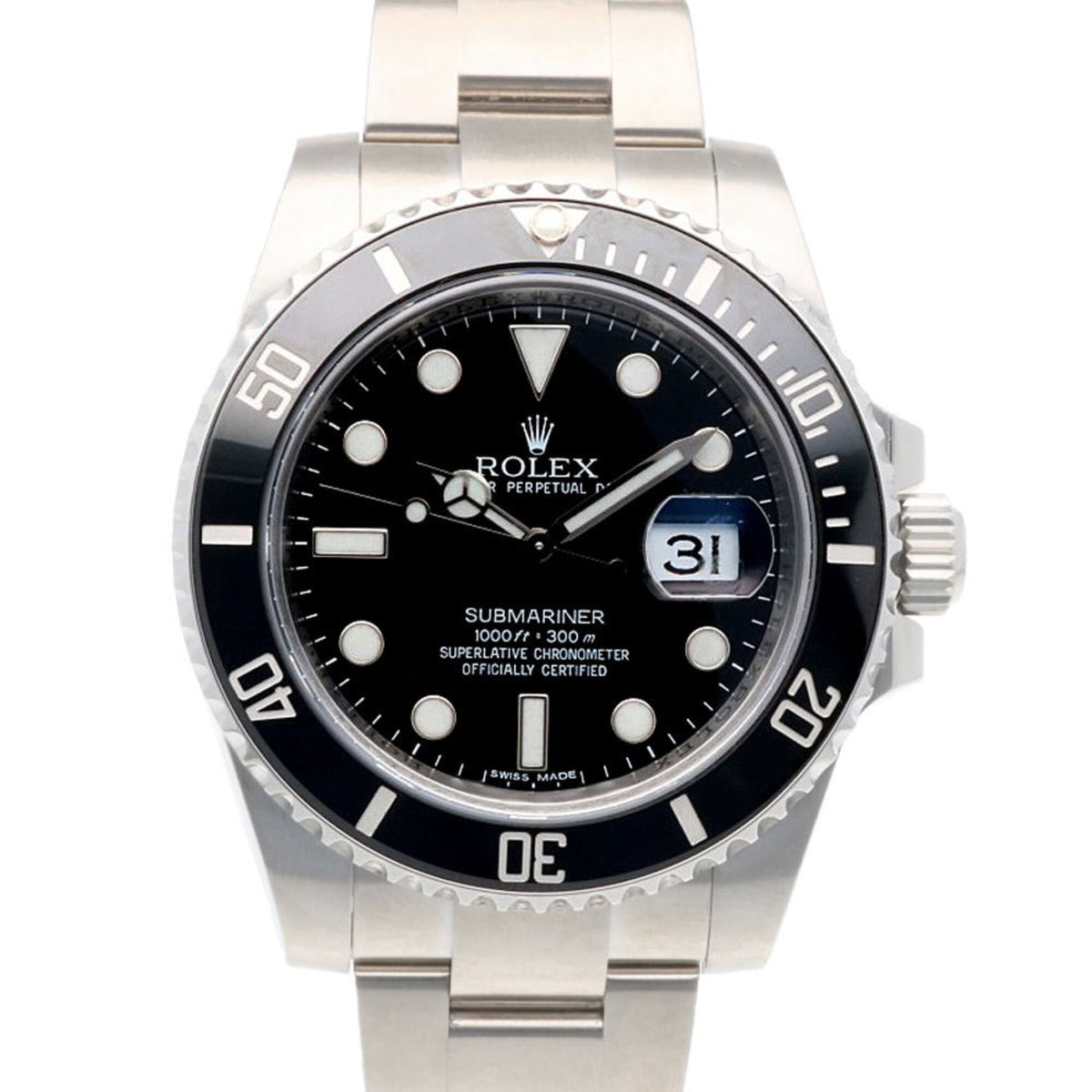 Rolex Submariner Oyster Perpetual 116610 Schwarz Zifferblatt 40mm Uhr