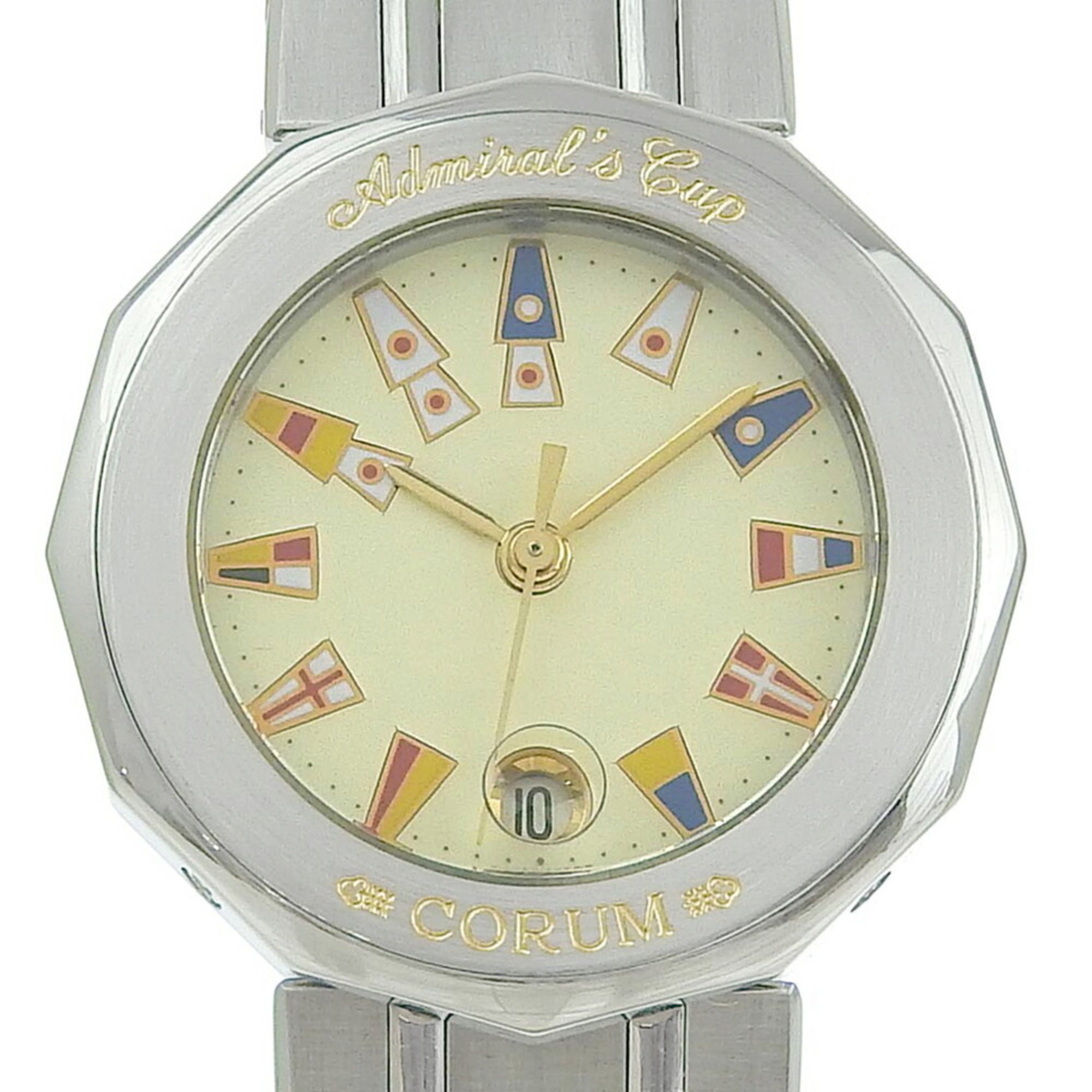 Corum Admiral's Cup Watch 39.610.20 V050 Stainless Steel Quartz Analog