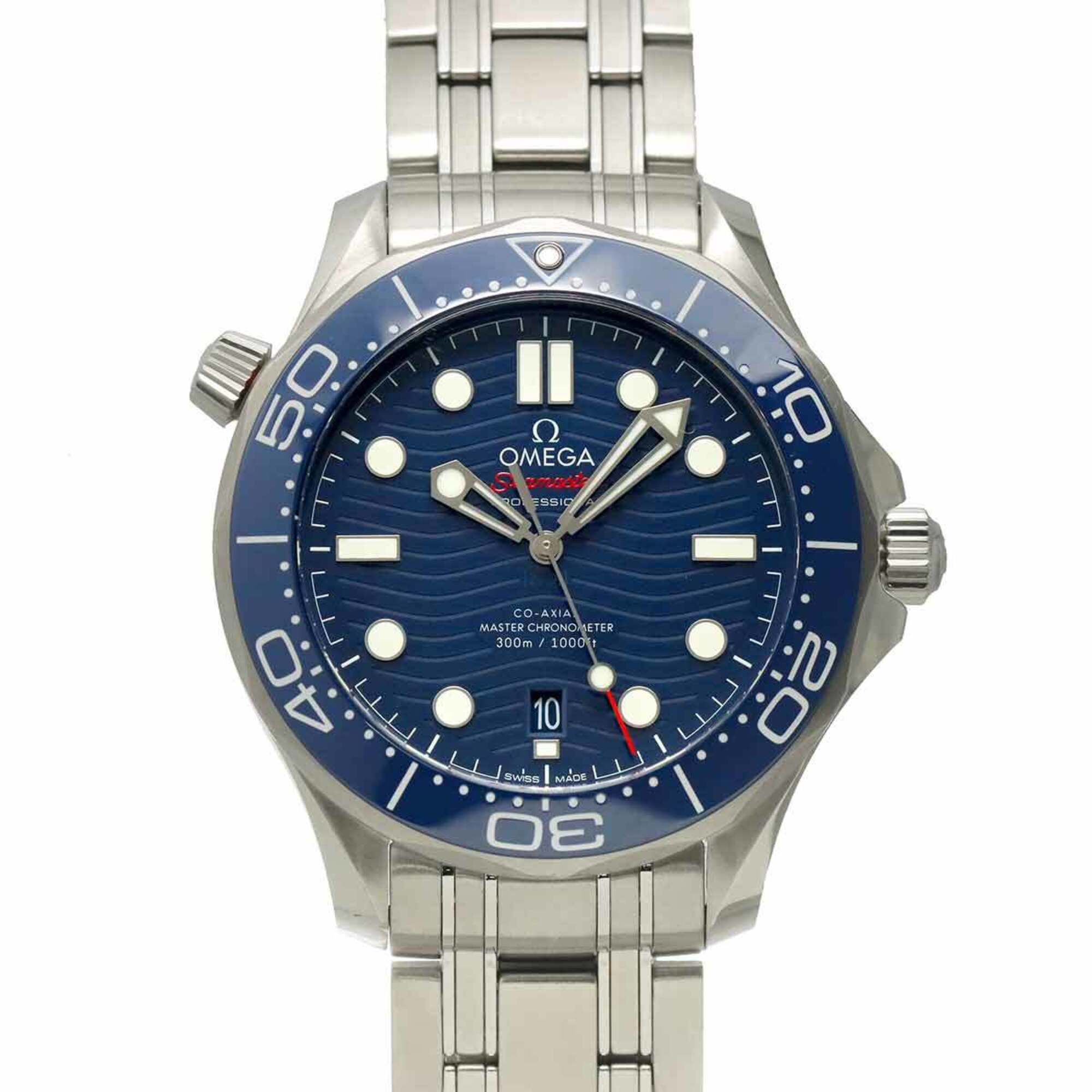 Omega Seamaster Diver 300 Co-Axial Master Chronometer 210 30 42 20 03 001 Men's Watch, Date, Automatic Winding