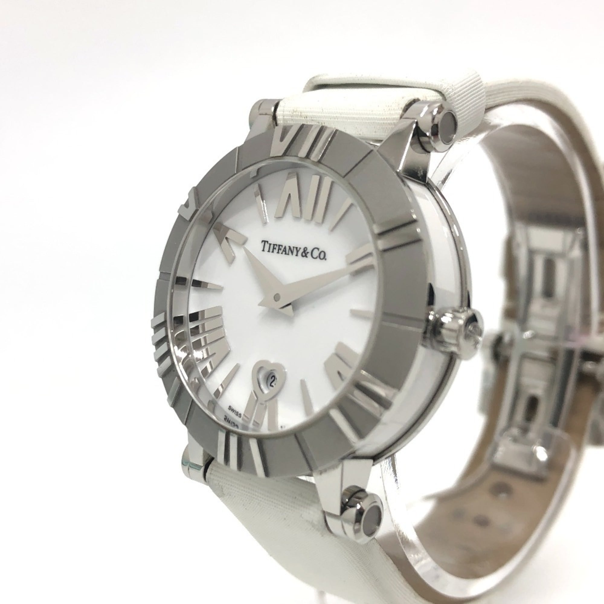 Tiffany Atlas Z1300.11.11A20A41A White Dial 30mm Watch