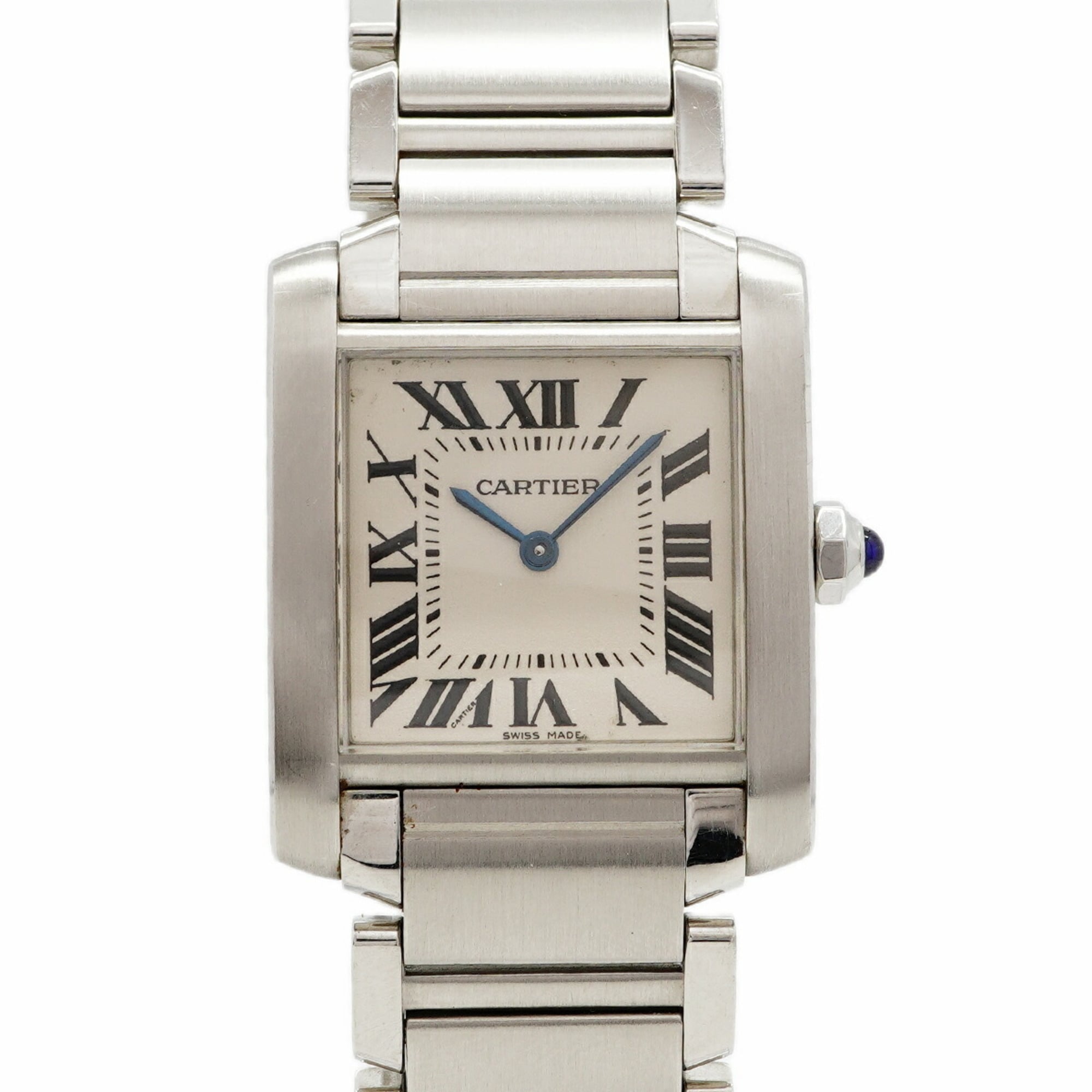 Cartier Tank W51003Q3 Ivory Dial Stainless steel 25mm Watch