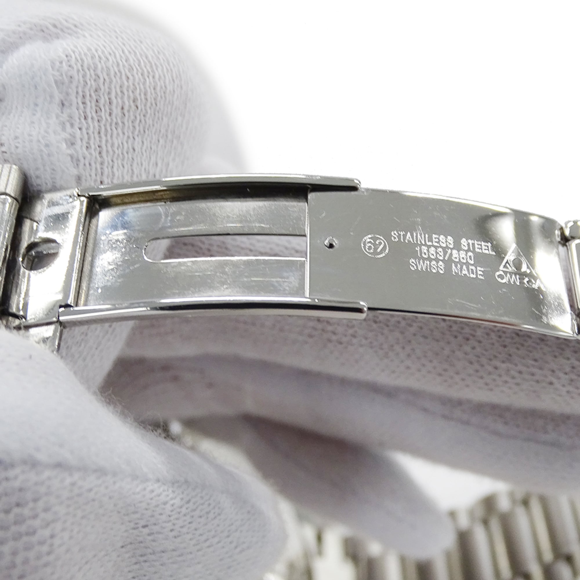 Omega Speedmaster 3513.50 herenhorloge, merknaam, datum, chronograaf, automatisch, roestvrij staal (SS), zilver, zwart