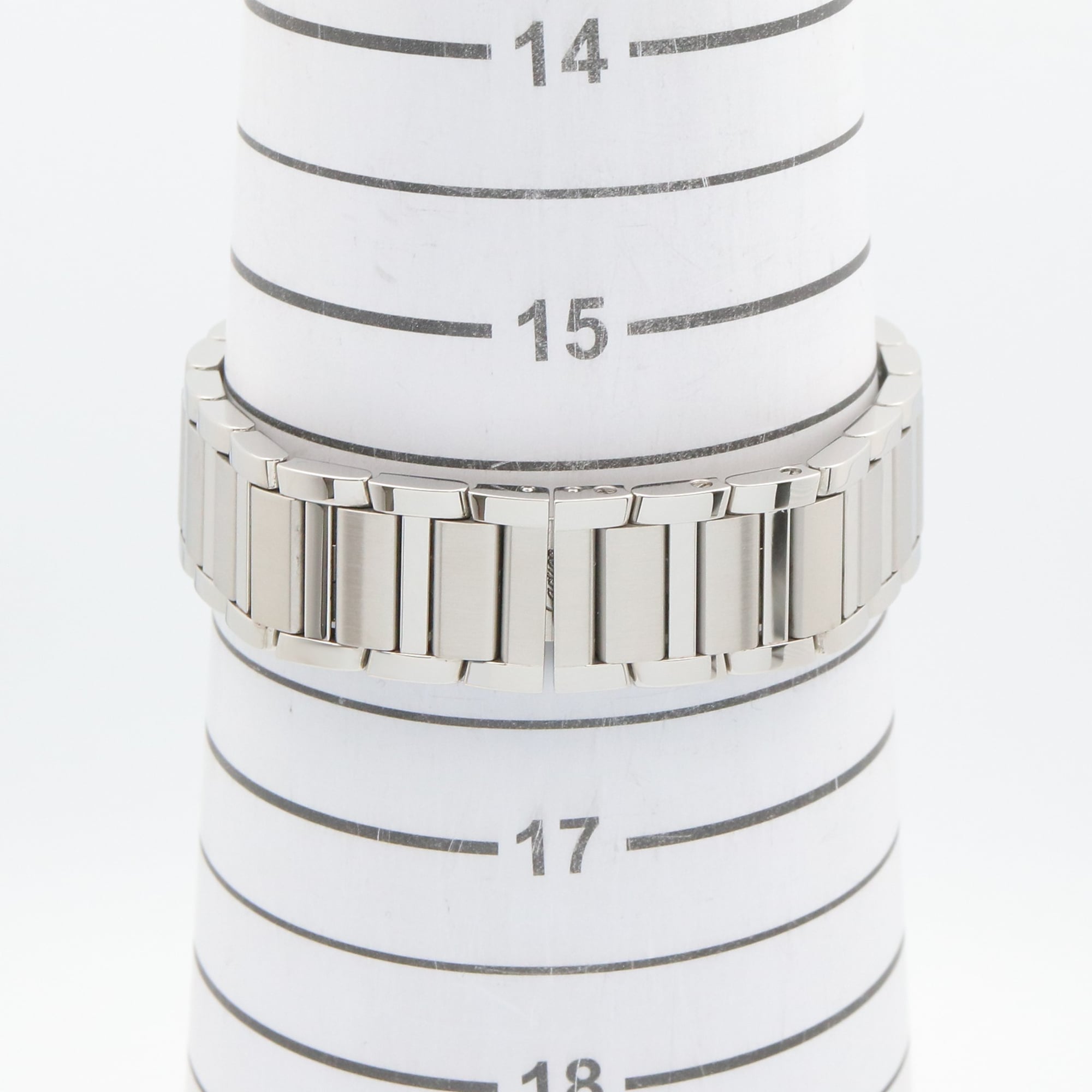 Cartier Tank Française SM Uhr, Edelstahl, Damen, Silber, WSTA0065
