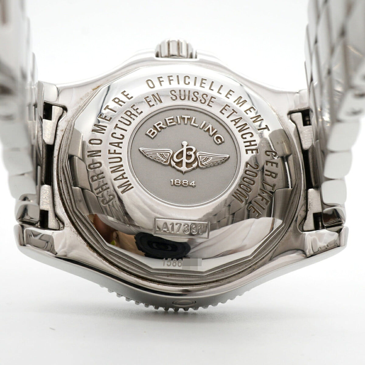 Breitling Superocean A17391 Black Dial 43mm Watch
