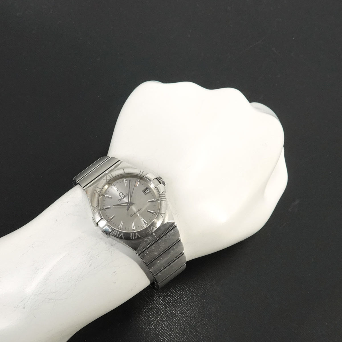 Omega Constellation 123 10 35 60 02 001 Horloge met zilveren wijzerplaat, 35 mm