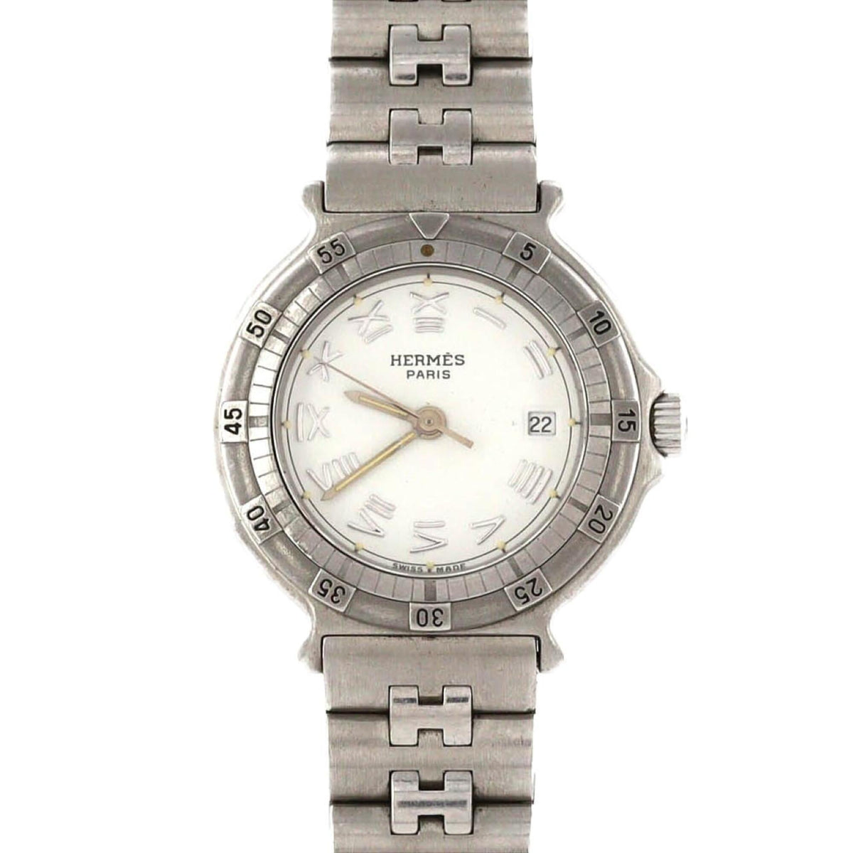 Hermes Captain Nemo NE2.510 Weiß Zifferblatt 27 mm Uhr