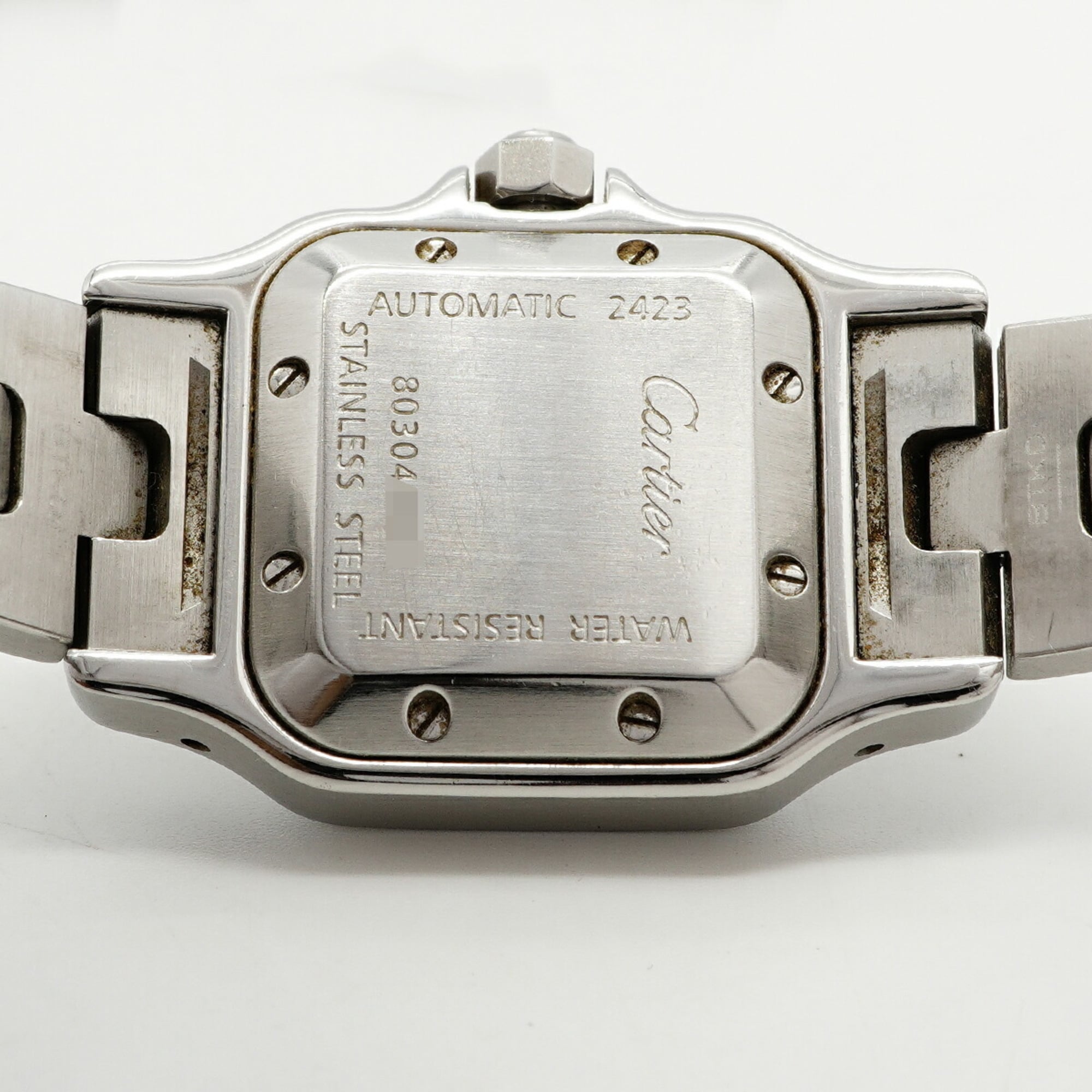 Cartier Santos Galbee SM W20054D6 Silver Dial Women's Watch