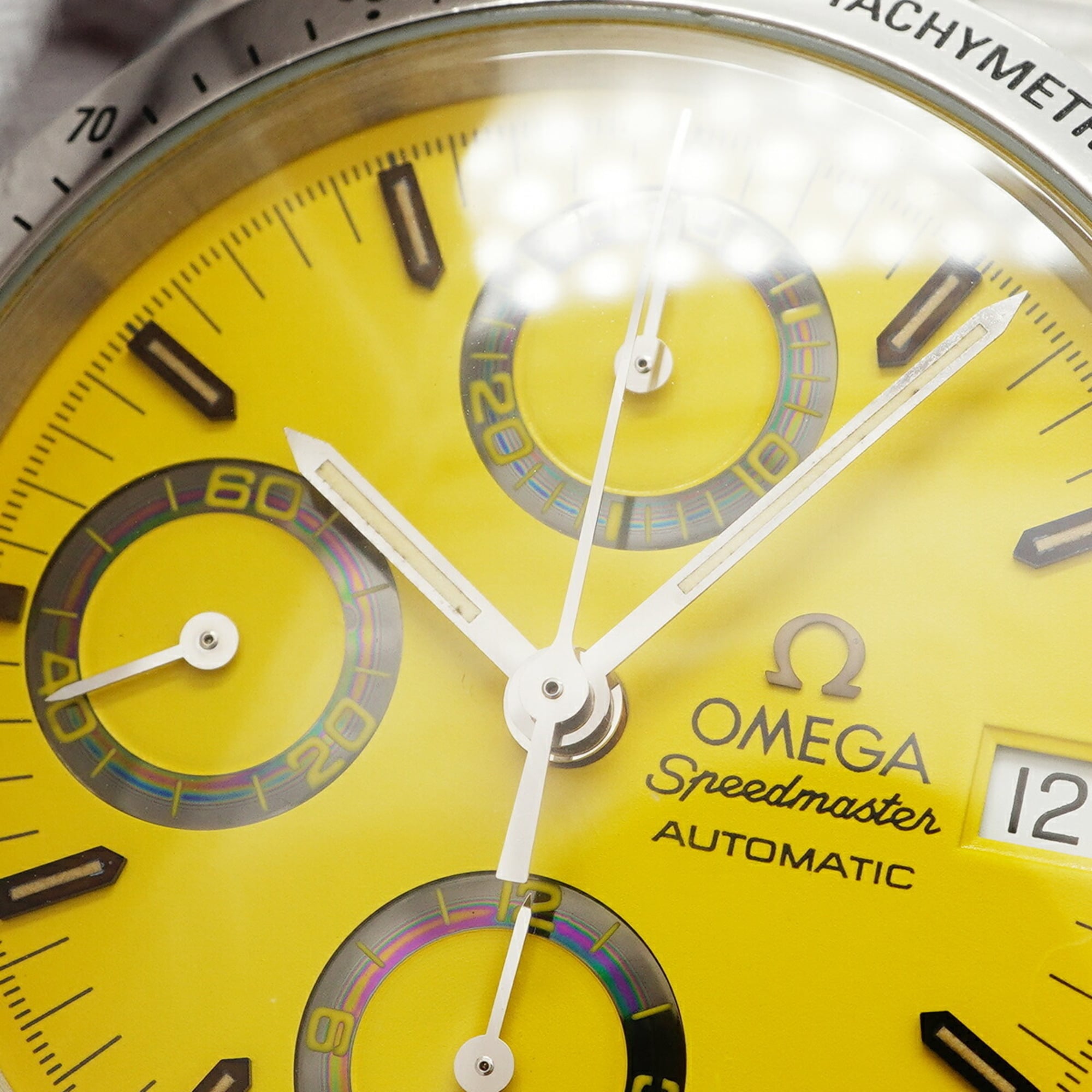 Omega Speedmaster 3511.12 Yellow Dial Stainless steel 39mm Watch