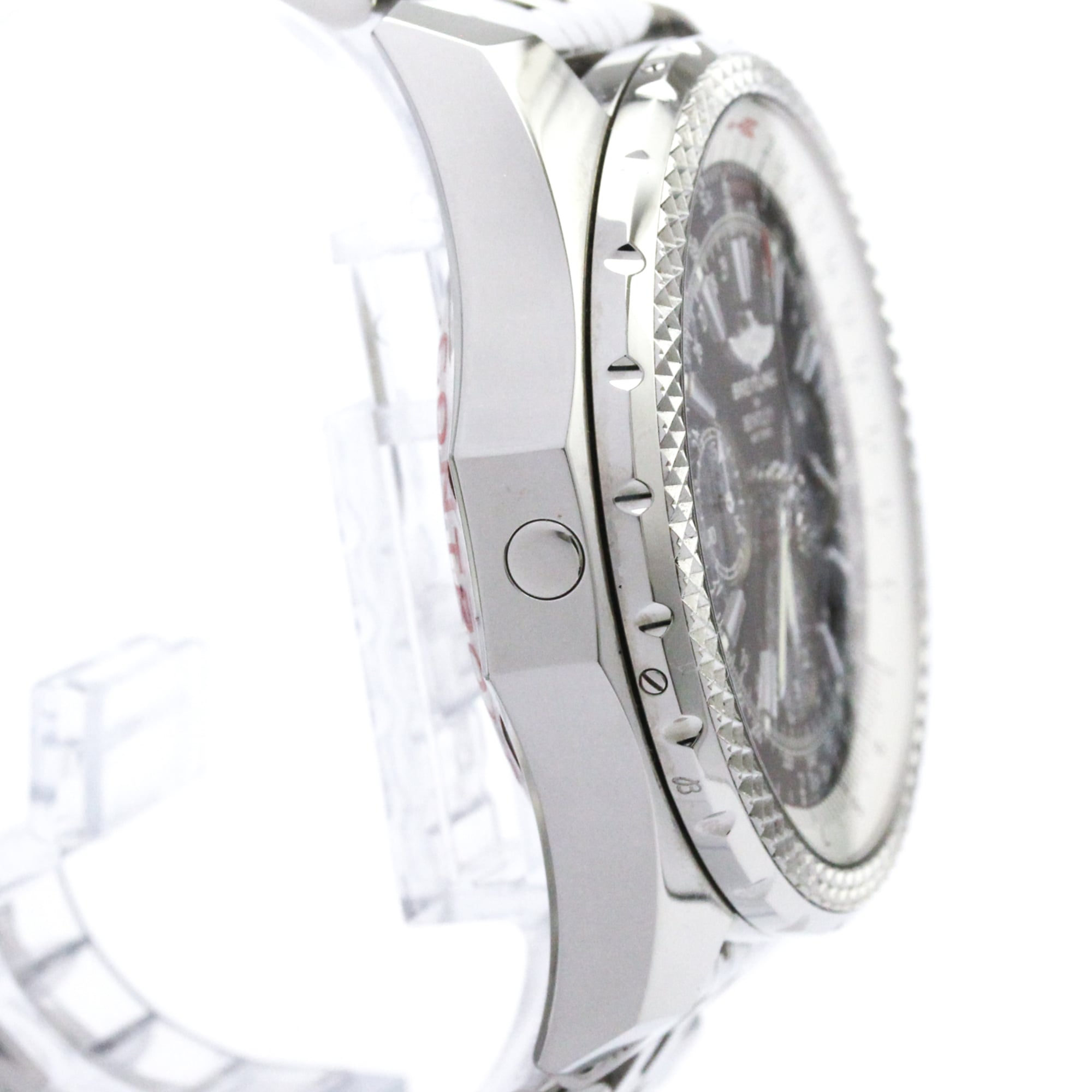 BREITLING Bentley Motors Steel Automatic Mens Watch A25362 Polished