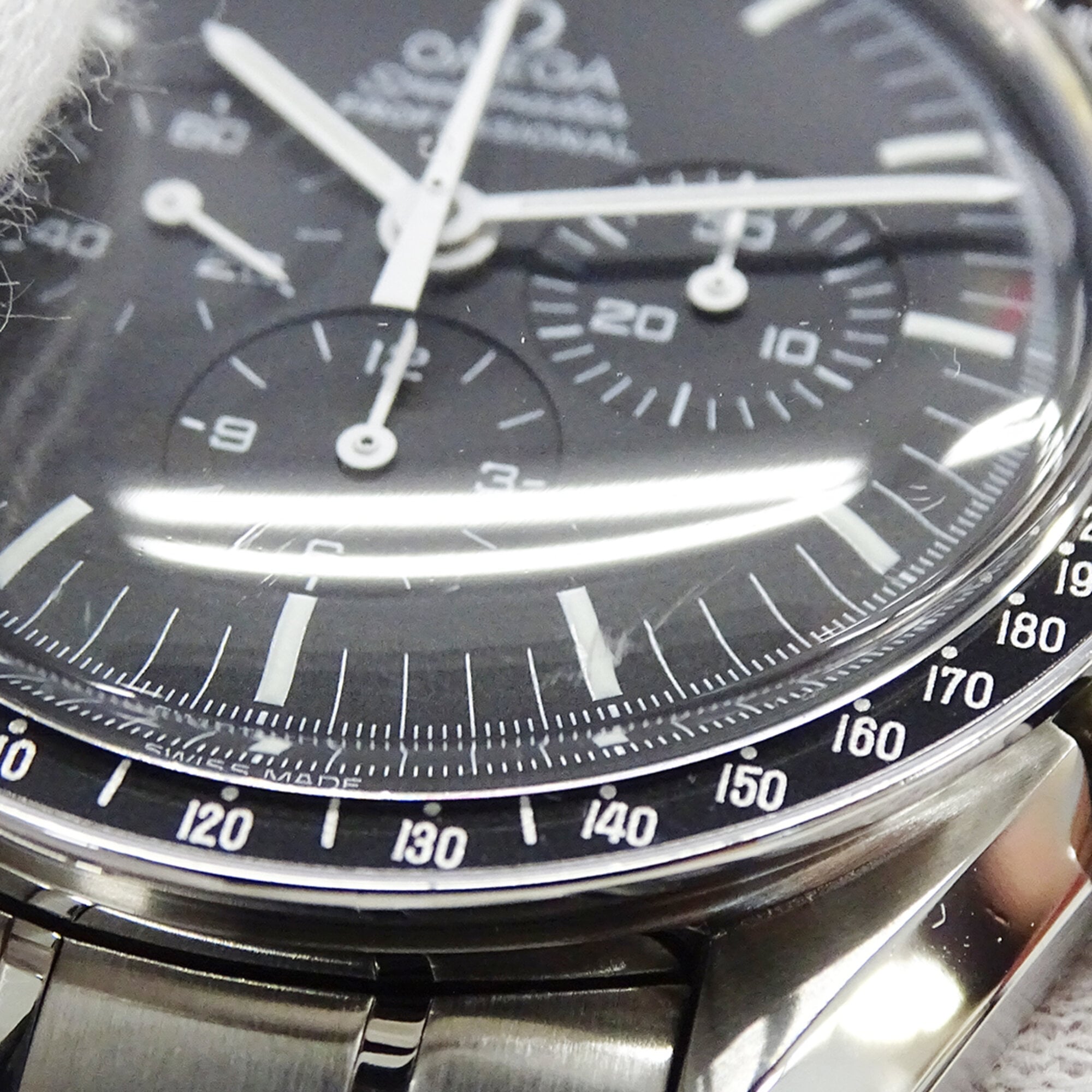 Omega Speedmaster ST145.0022 Brand: Professional Hand-wound Stainless Steel (SS) Silver & Black.