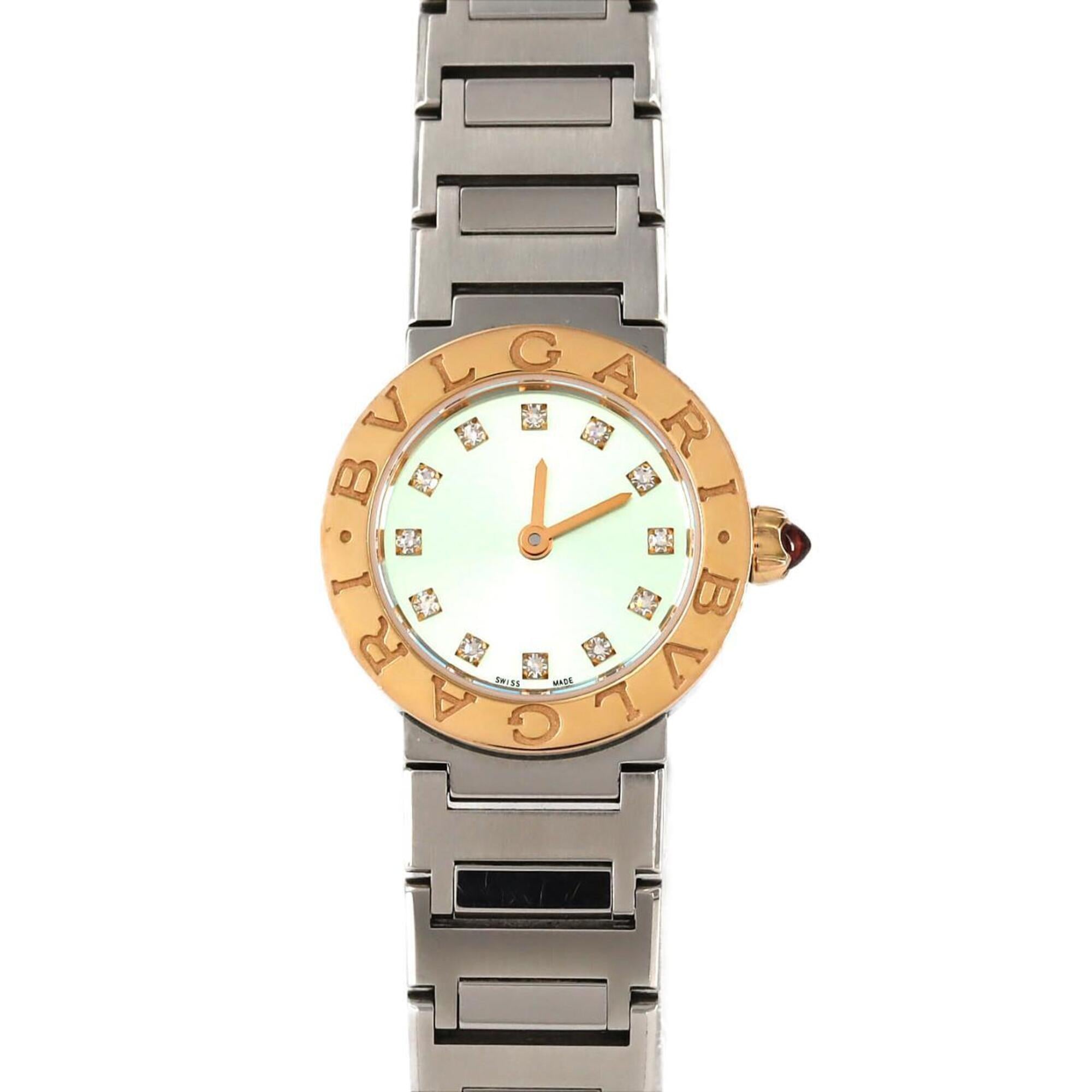 Bvlgari PG Combination 12P LIMITED BB23SG 103860 SSxPG Quartz Watch
