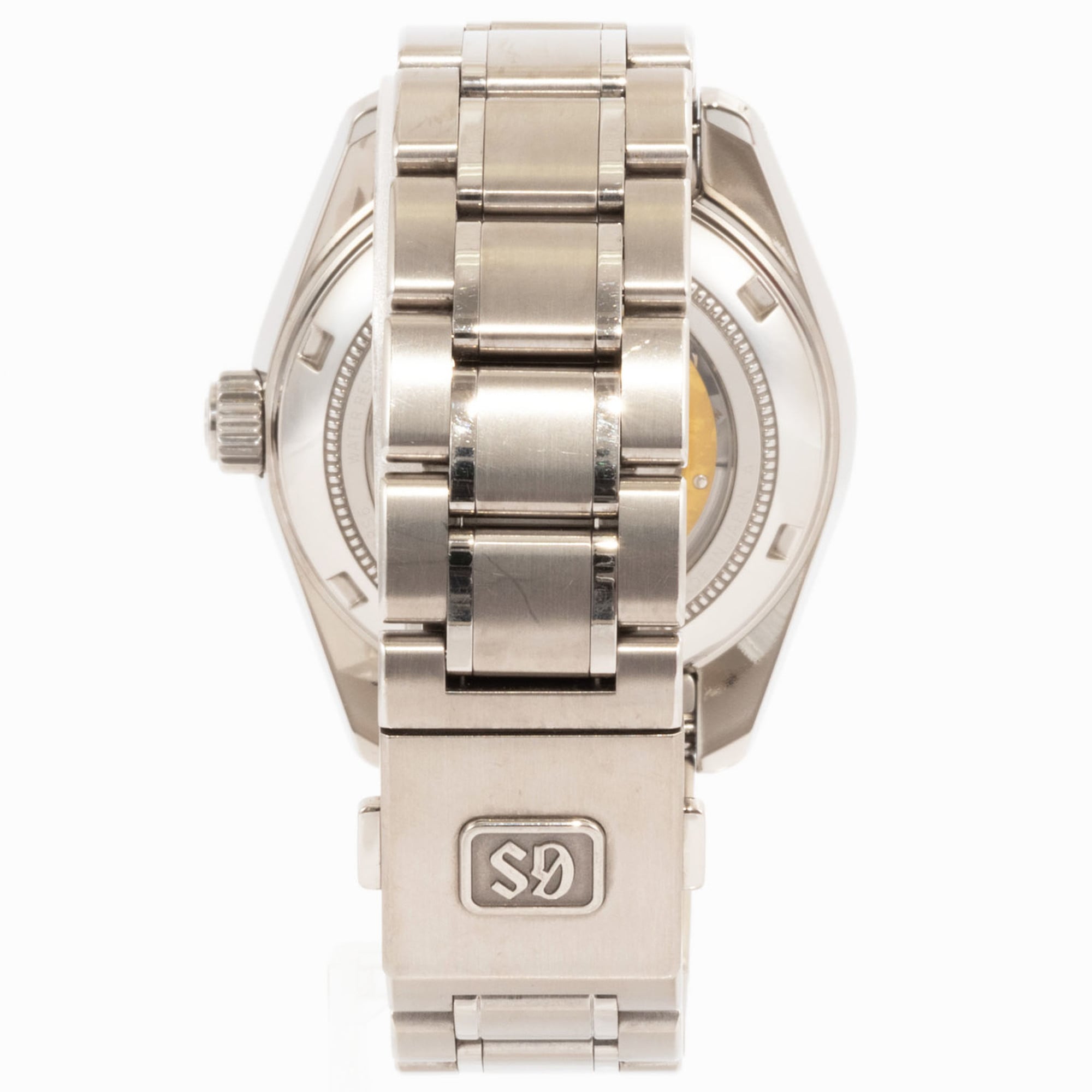 Montre mécanique Grand Seiko Heritage Collection à haute fréquence SBGJ255, titane brillant argenté, pour homme