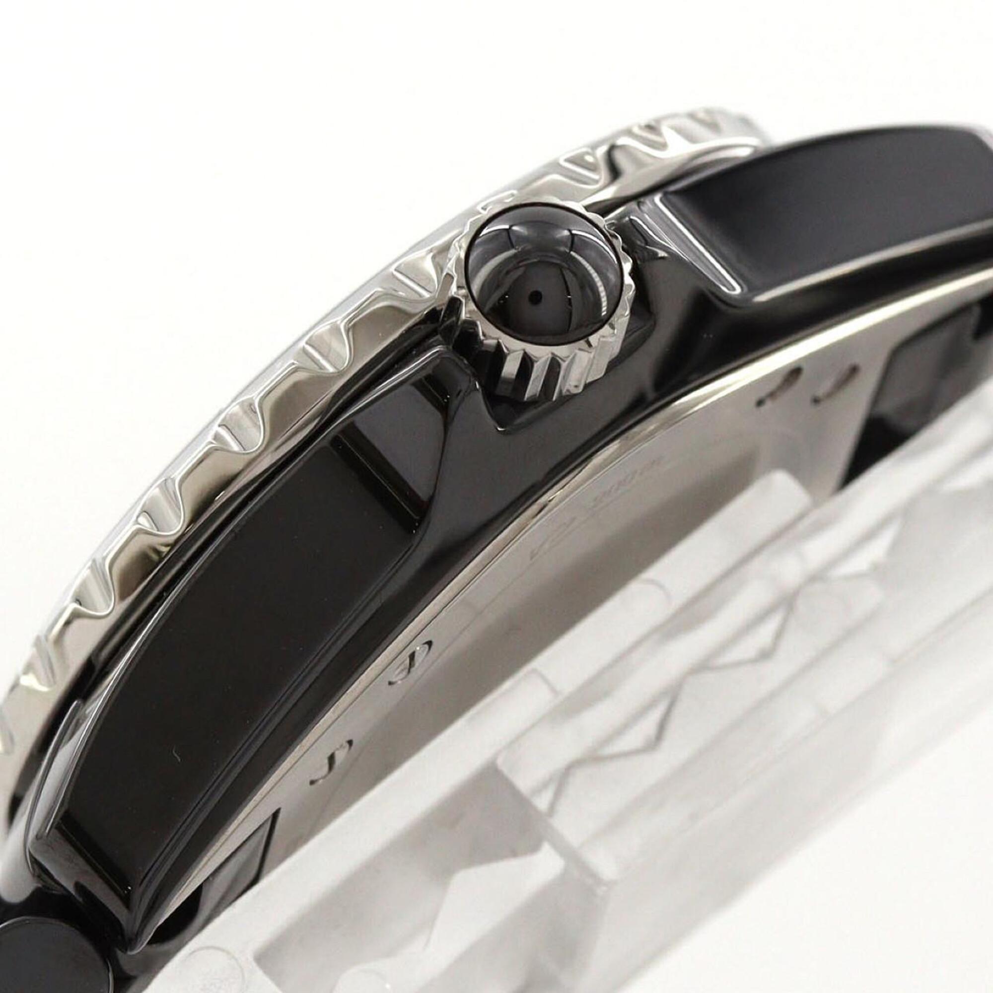 Chanel J12 Intense Black 33mm Ceramic H3828 Black Dial 33mm Watch