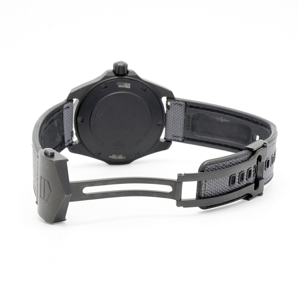 TAG Heuer Aquaracer Calibre 5 Carbon WBD218A Black Dial 41mm Watch