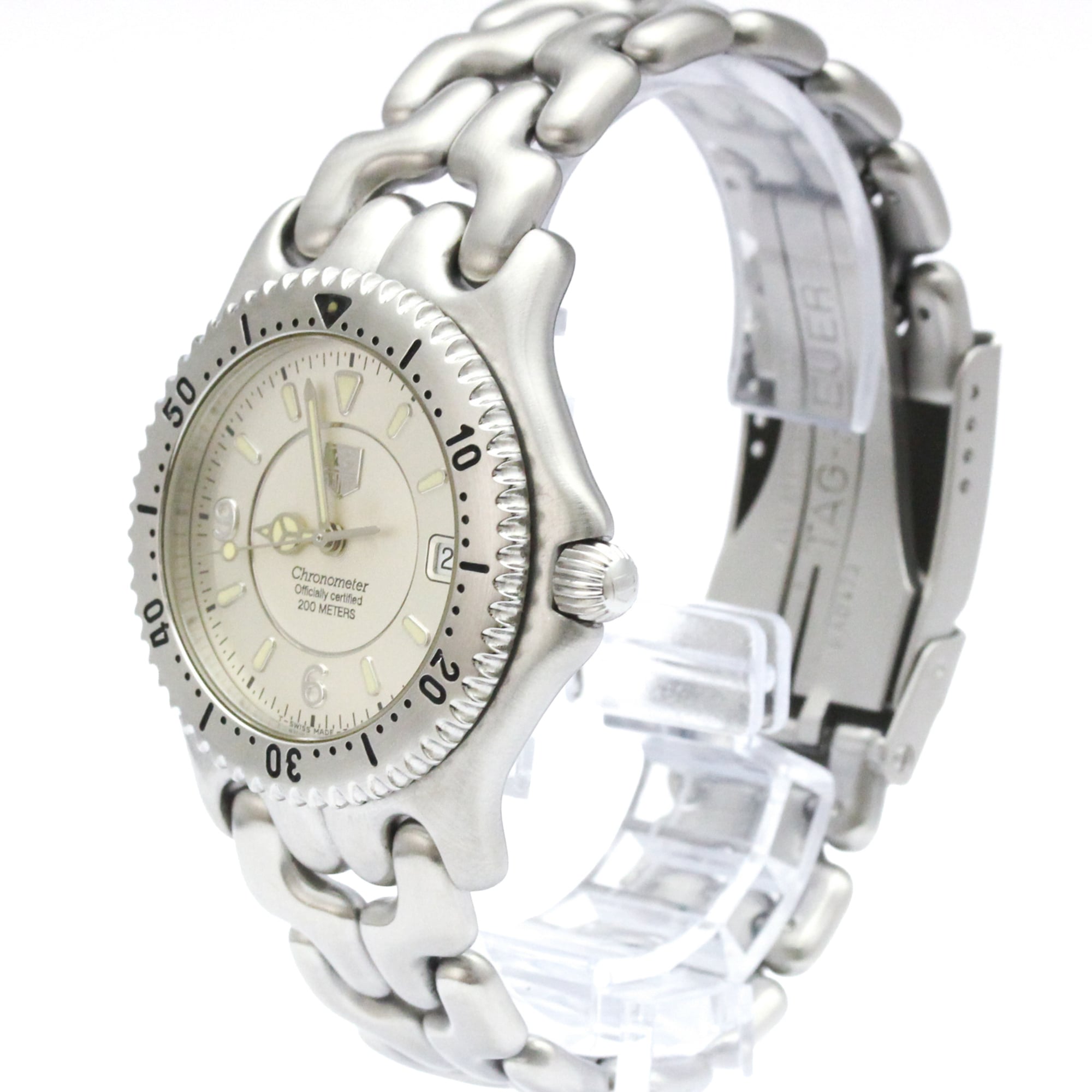 TAG Heuer Sel WG 5112 Silver Dial 38mm Watch