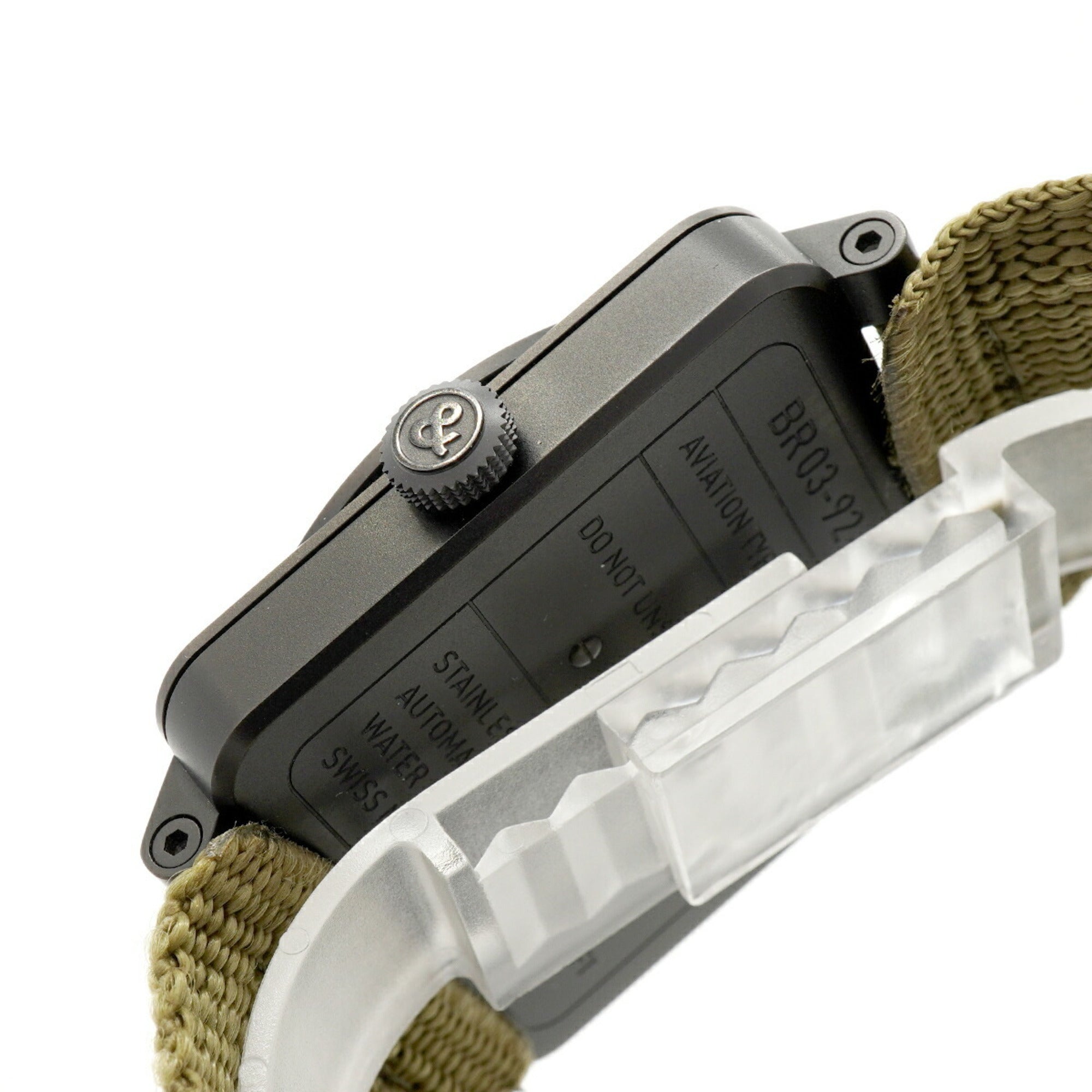 Bell & Ross BR 03-92 Military Type BR0392-MIL-CE Green Dial Men's Watch