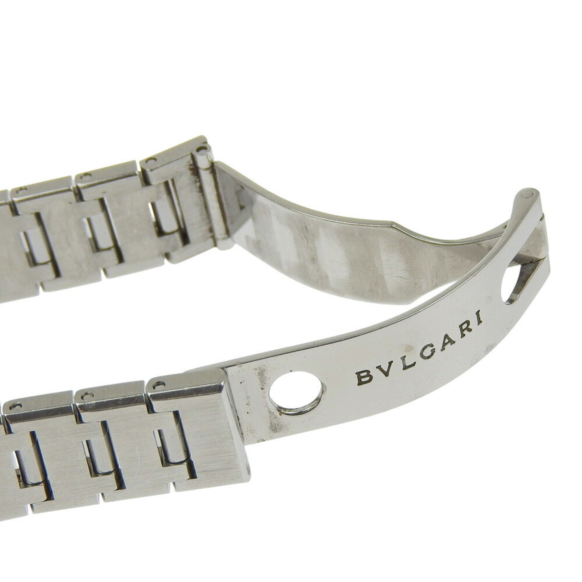 BVLGARI Bzero1-horloge, BZero1 BB23SS, roestvrij staal, quartz uurwerk, analoge wijzerplaat, zwarte wijzerplaat, dameshorloge