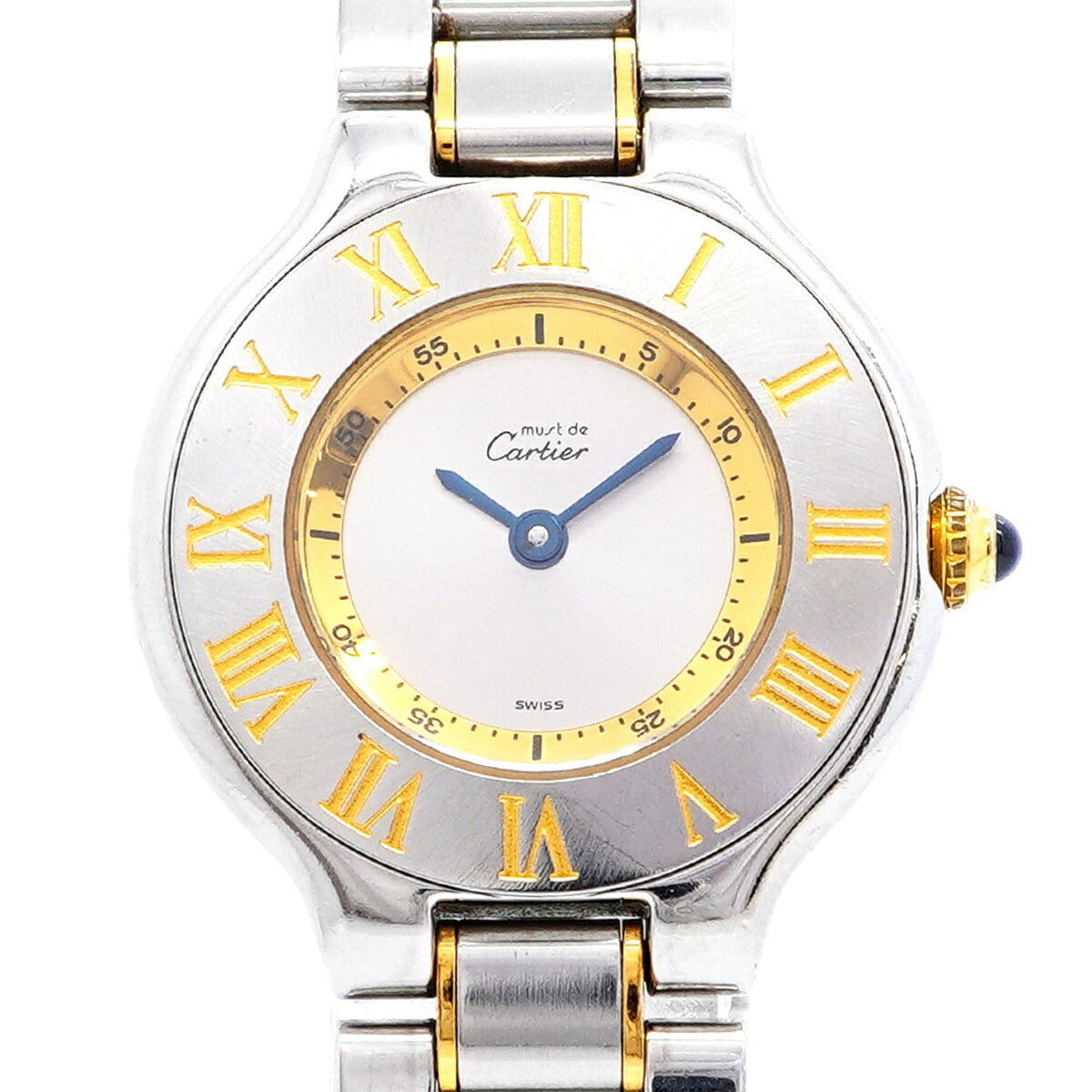 Cartier Must 21 SM W10073R6 Silver Dial 27mm Watch