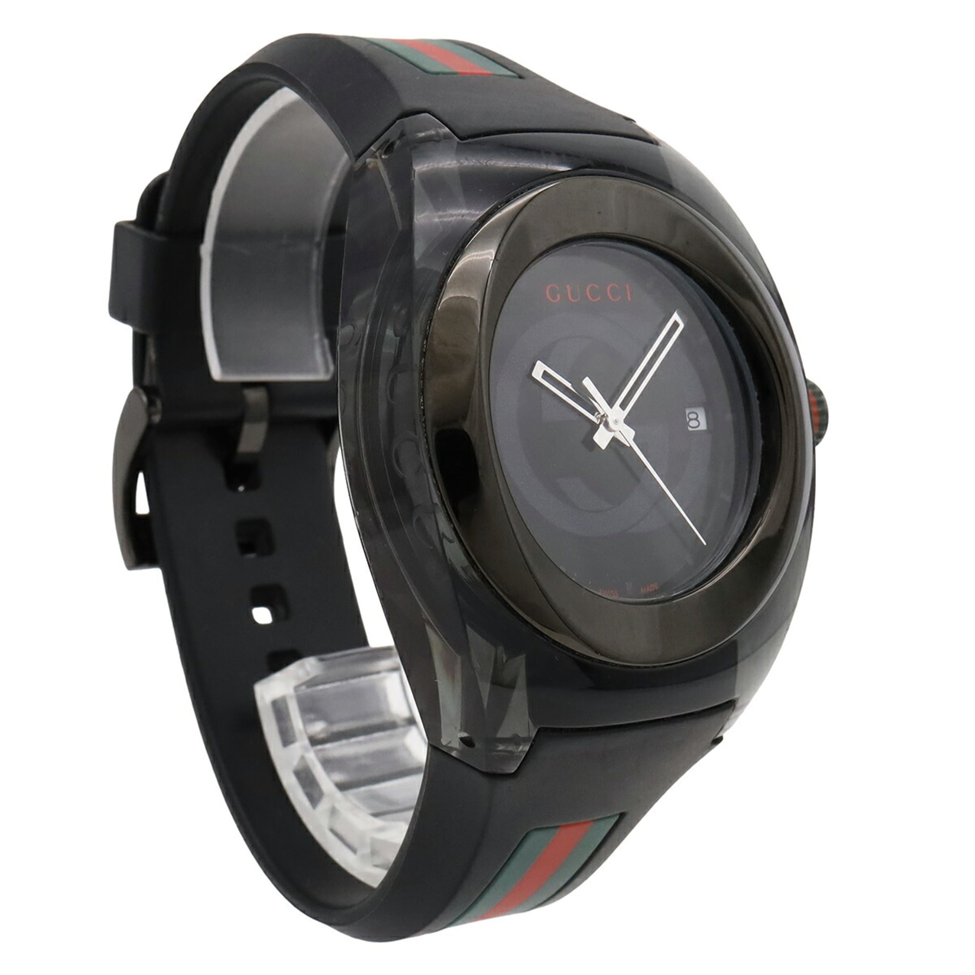 Gucci Sync Interlocking G Sherry 137.1 YA137107A Black Dial 45mm Watch